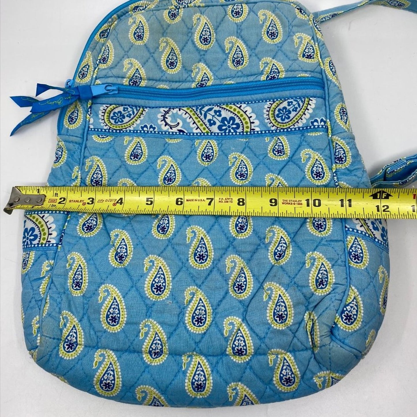 VERA BRADLEY Light Blue Fabric Small Backpack