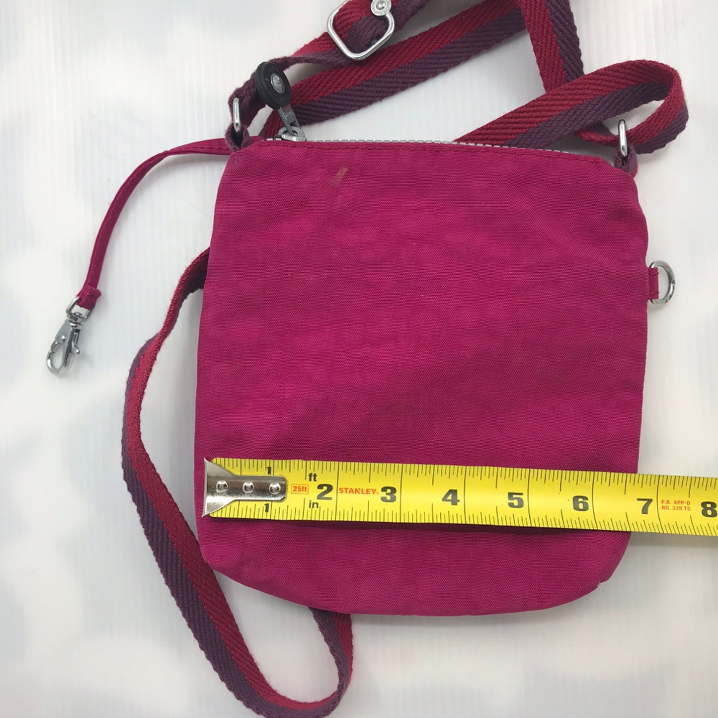 Kipling Red Nylon Small Crossbody Bag