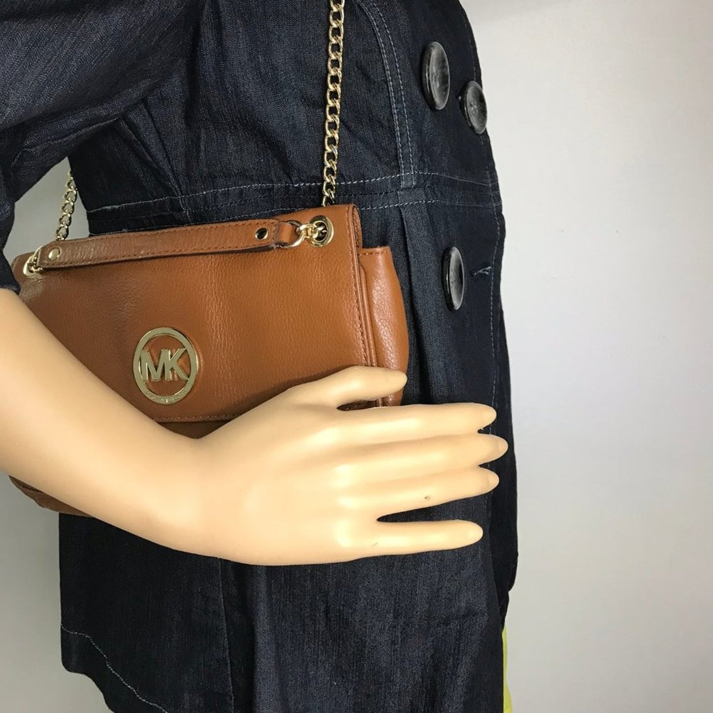Michael Kors Brown Small Leather CrossBody Bag
