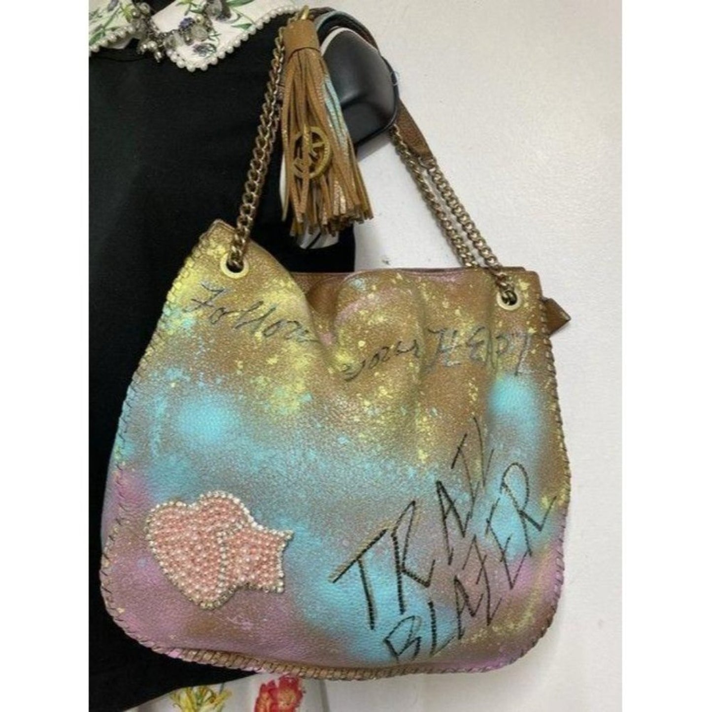 michael kors graffiti customized with multicolor s