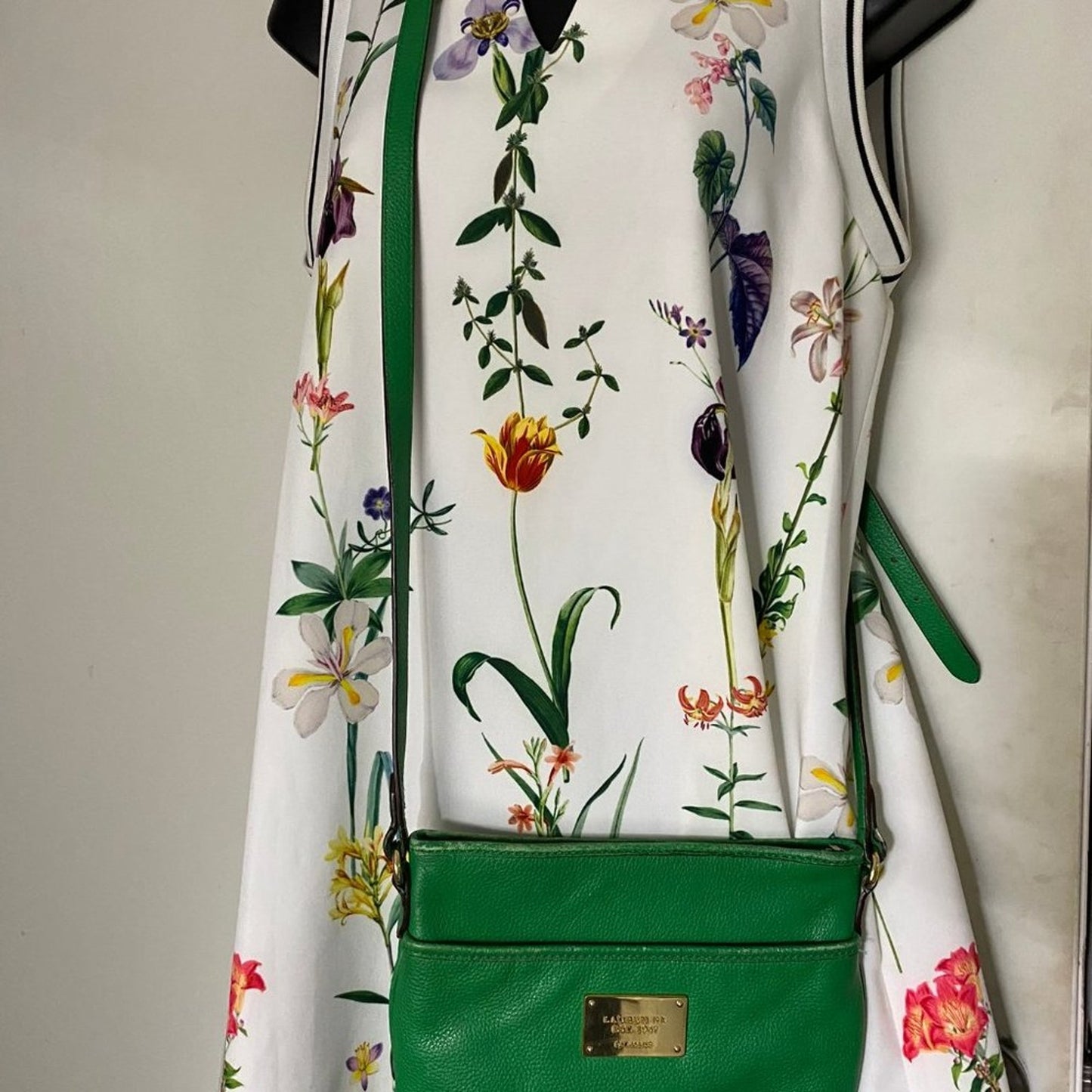 RALPH LAUREN Green Medium leather Cross-body