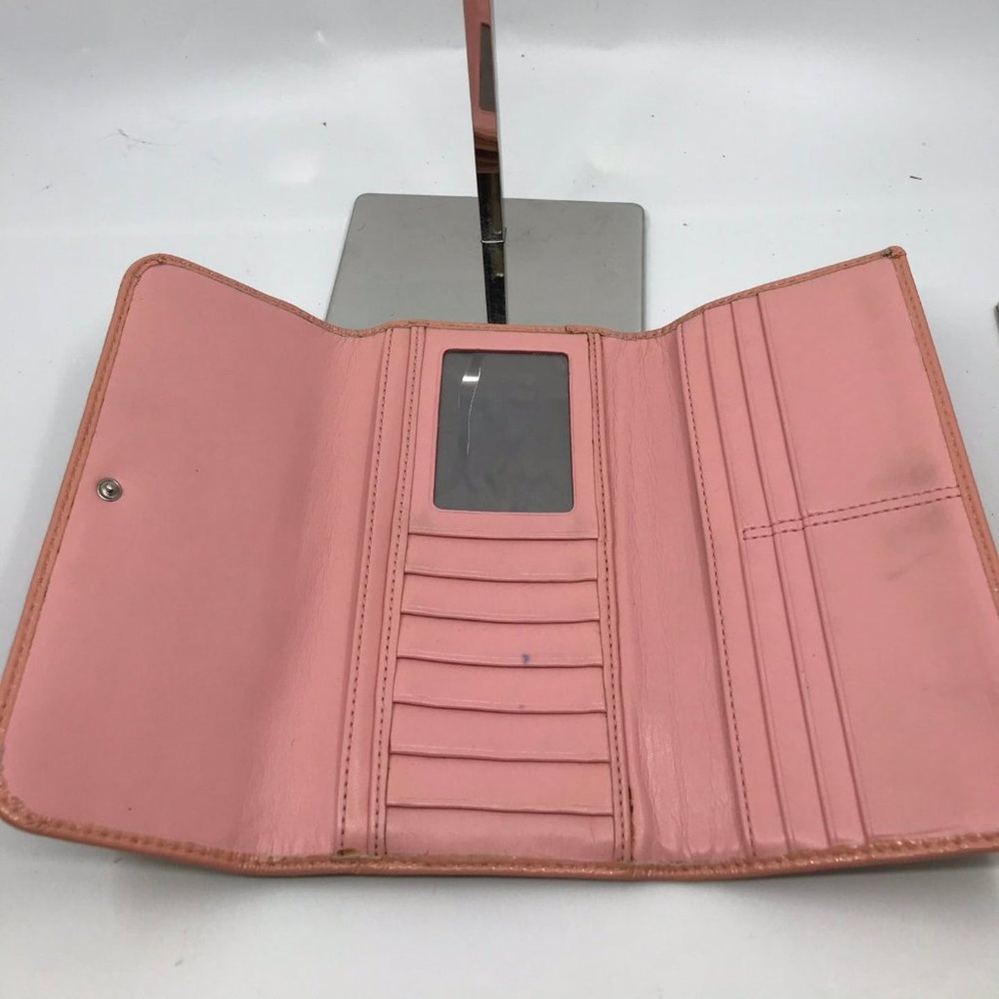 Coach Pink Tri-Fold Wallet Custom Trail Blazer
