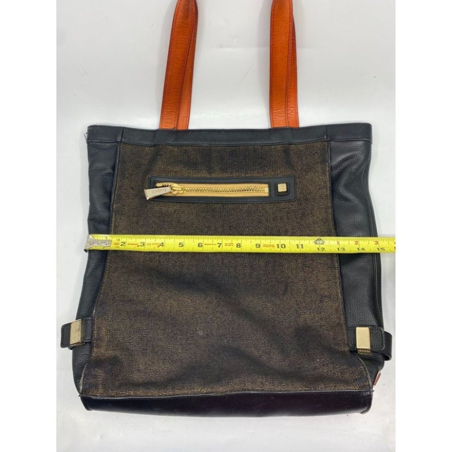 Botkier w/Customized Appliqués Large Gray Tan Tote