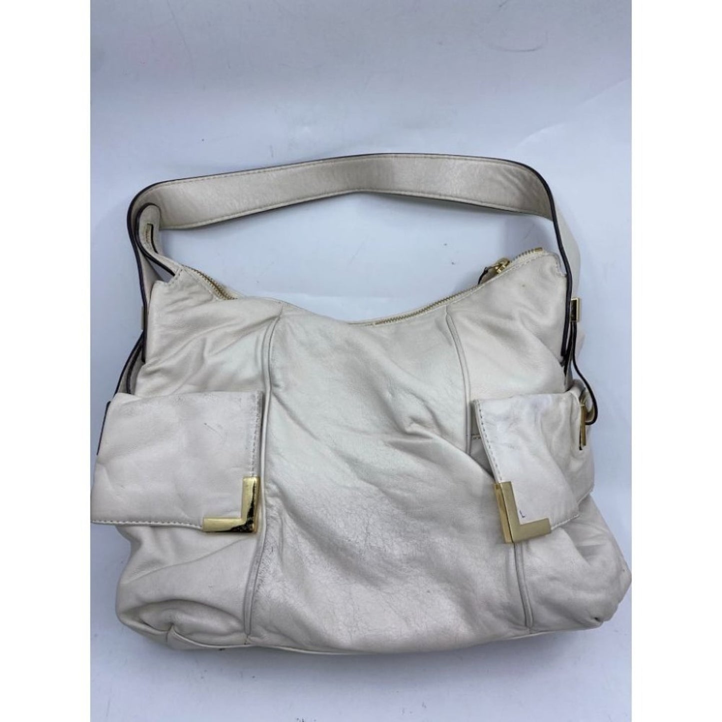 Michael Kors White Large Hobo Bag