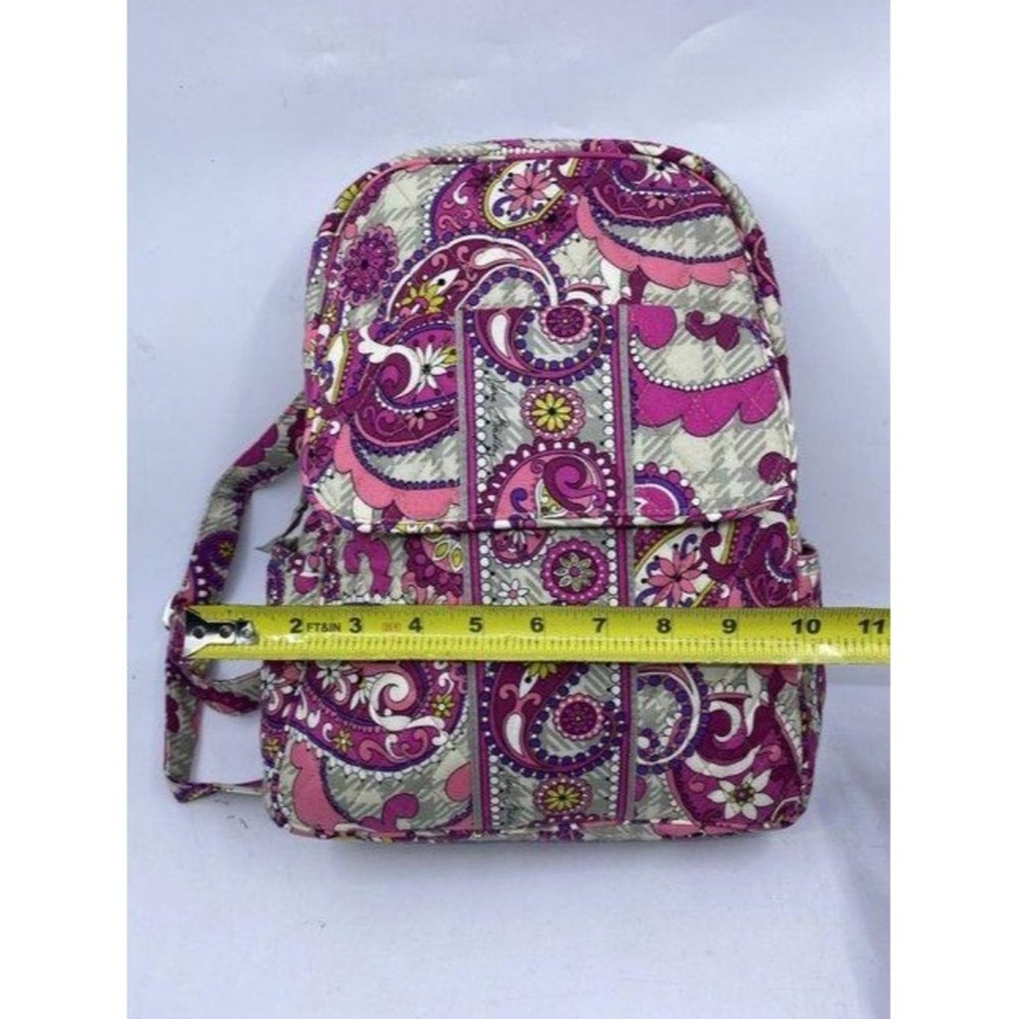 Vera Bradley Msrp Pink Gray Backpack