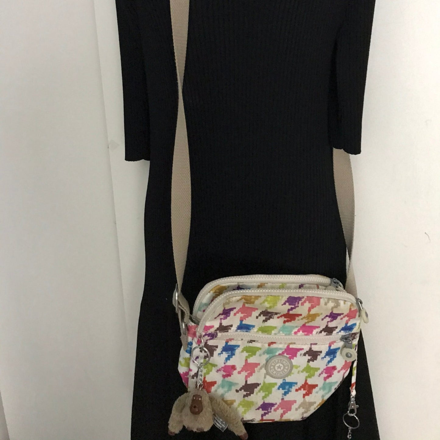 Kipling Multi Color Nylon Cross Body Bag