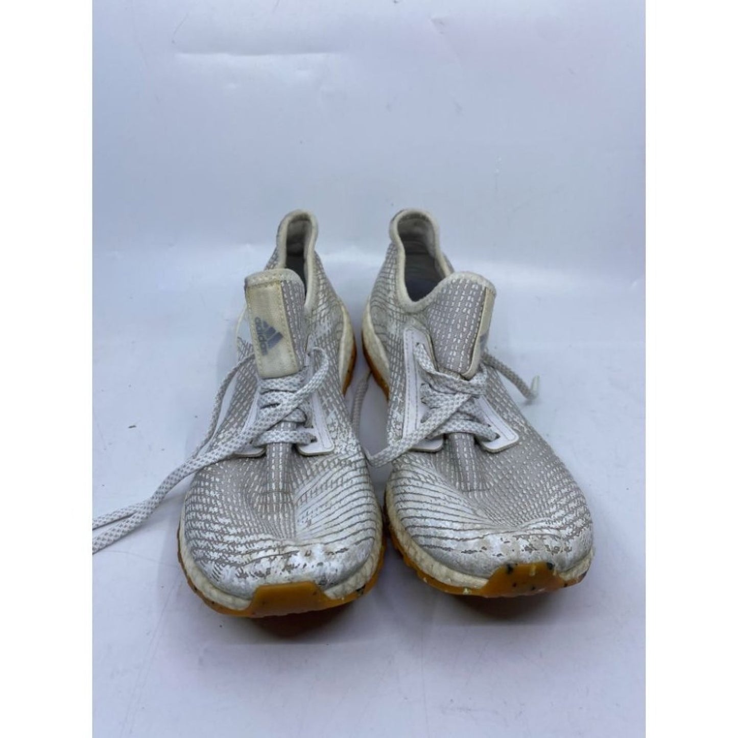 Adidas PURE BOOST X Gray White Sneakers Size 9.5