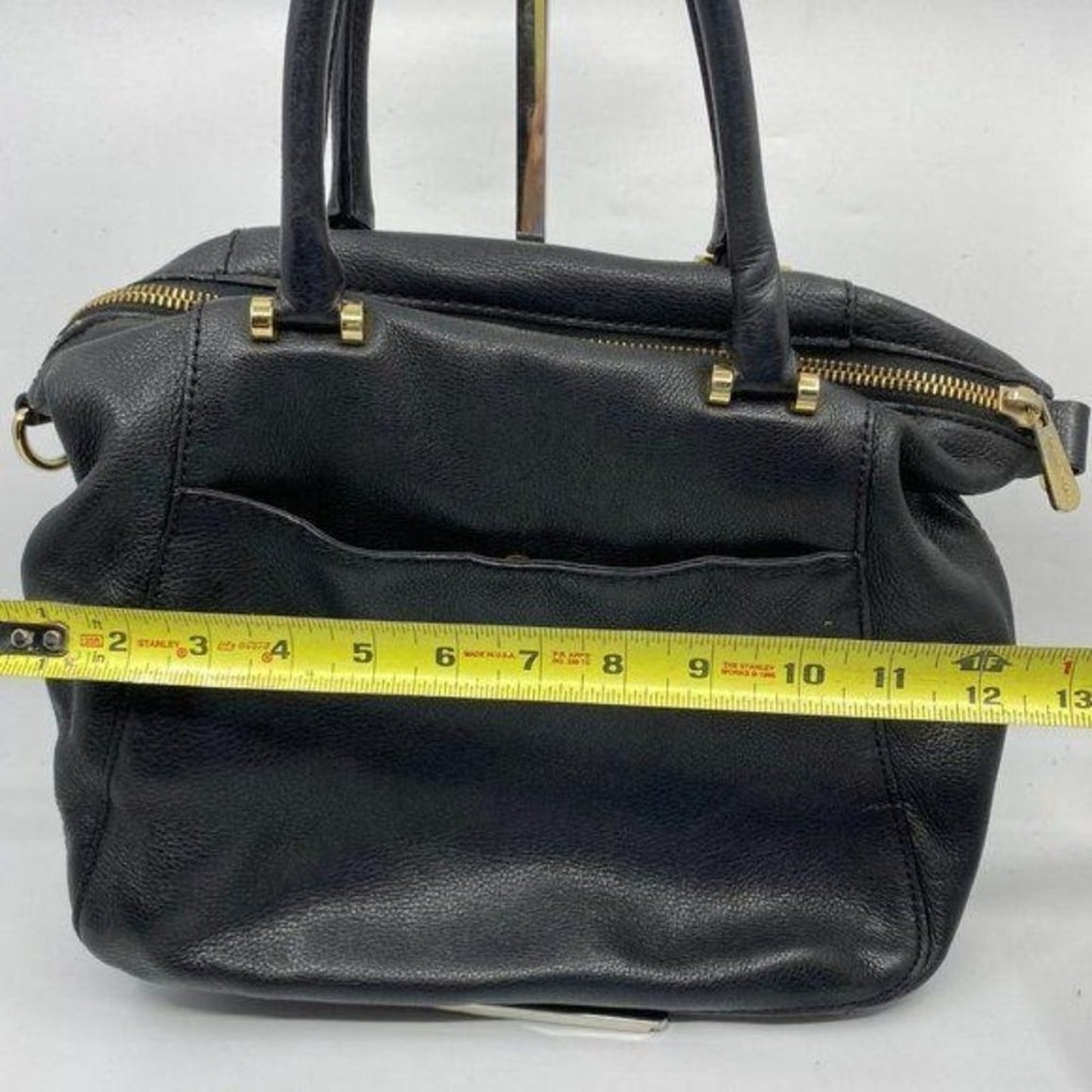 Michael Kors Large Black Leather Shoulder Bag