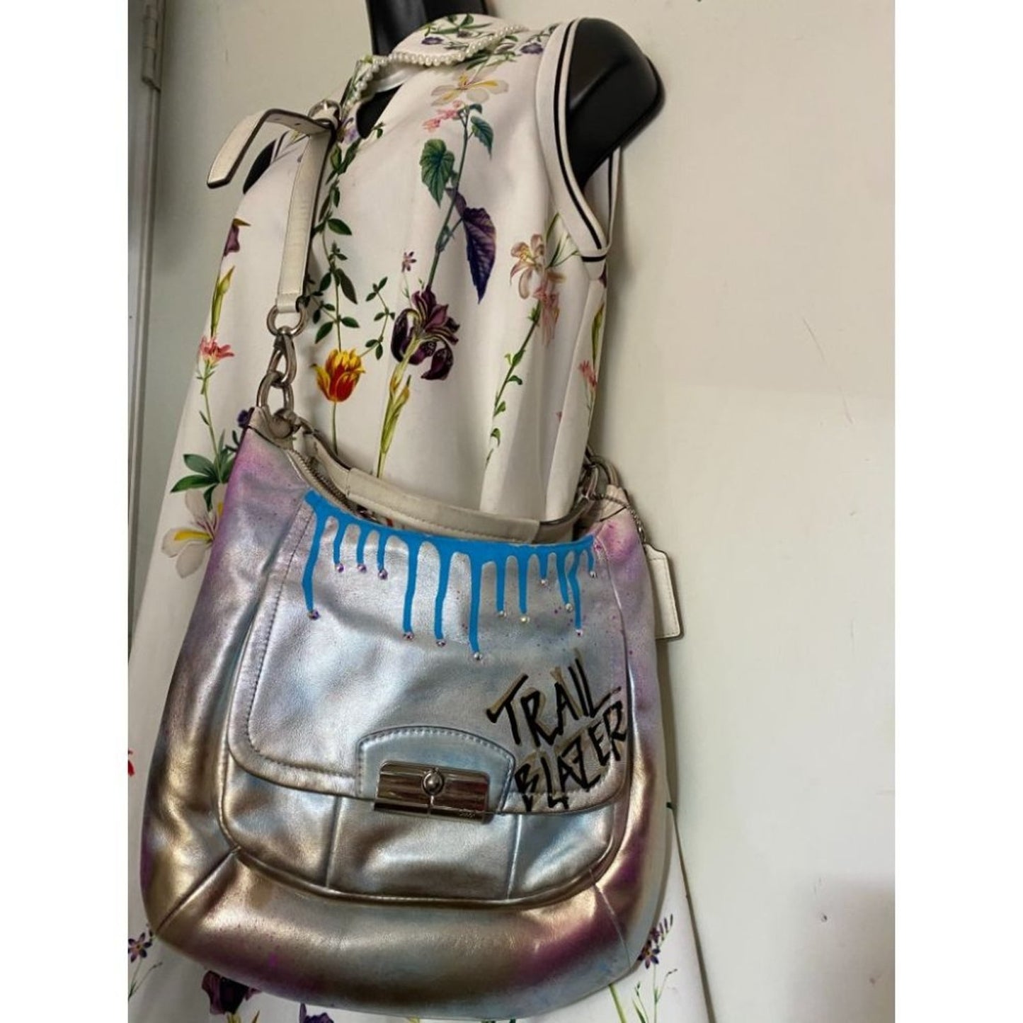 Coach Leather Crossbody Multicolor Customized