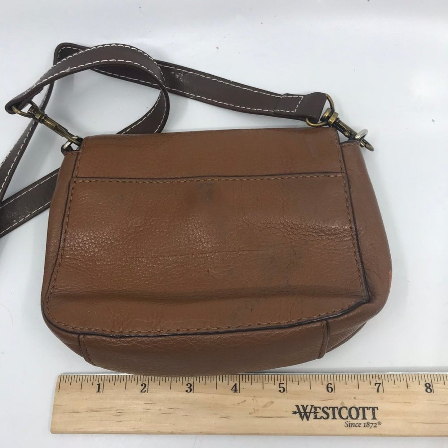 Michael Kors Customized Brown Leathe Crossbody Bag