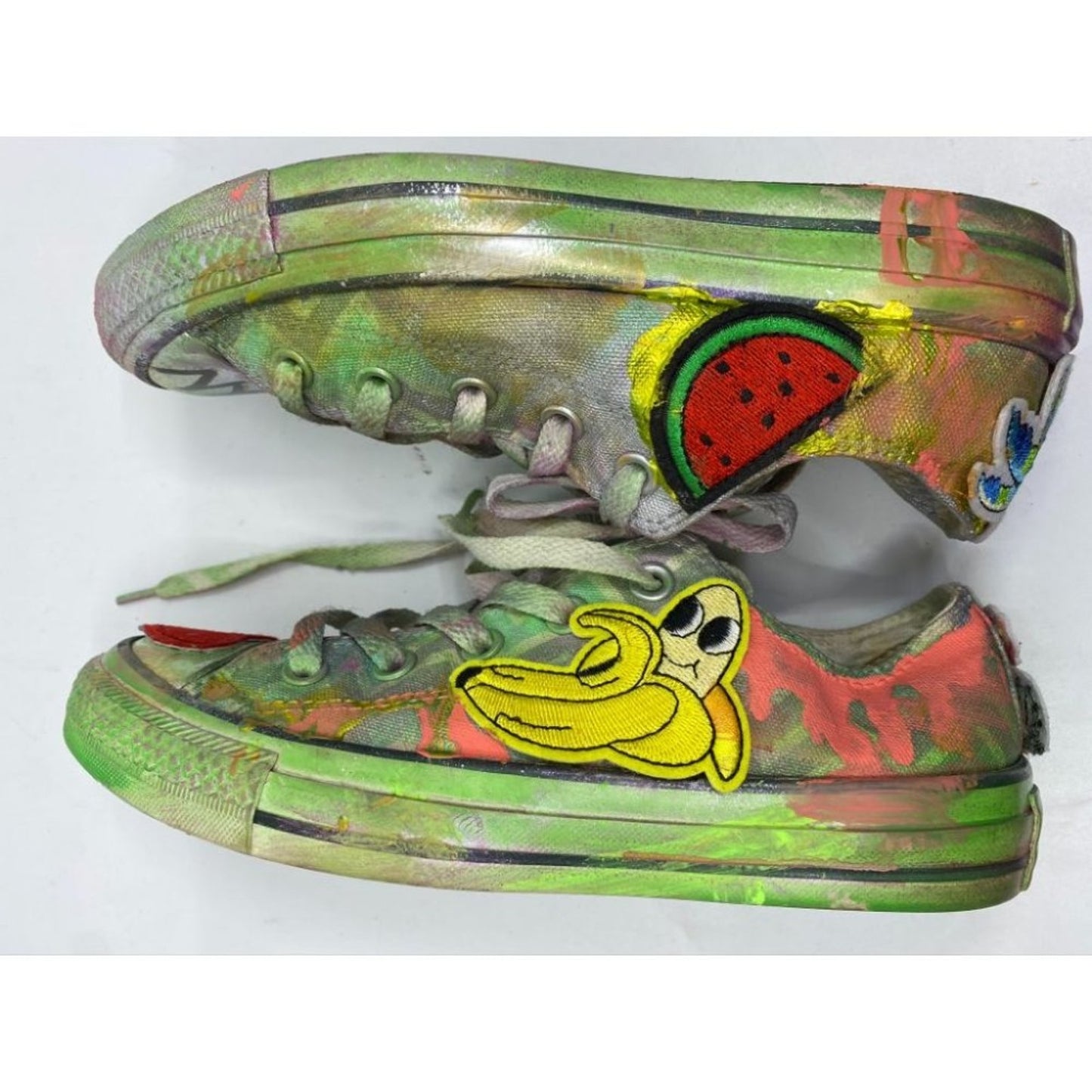 Converse Sneakers Customized Multi Color Women's 6