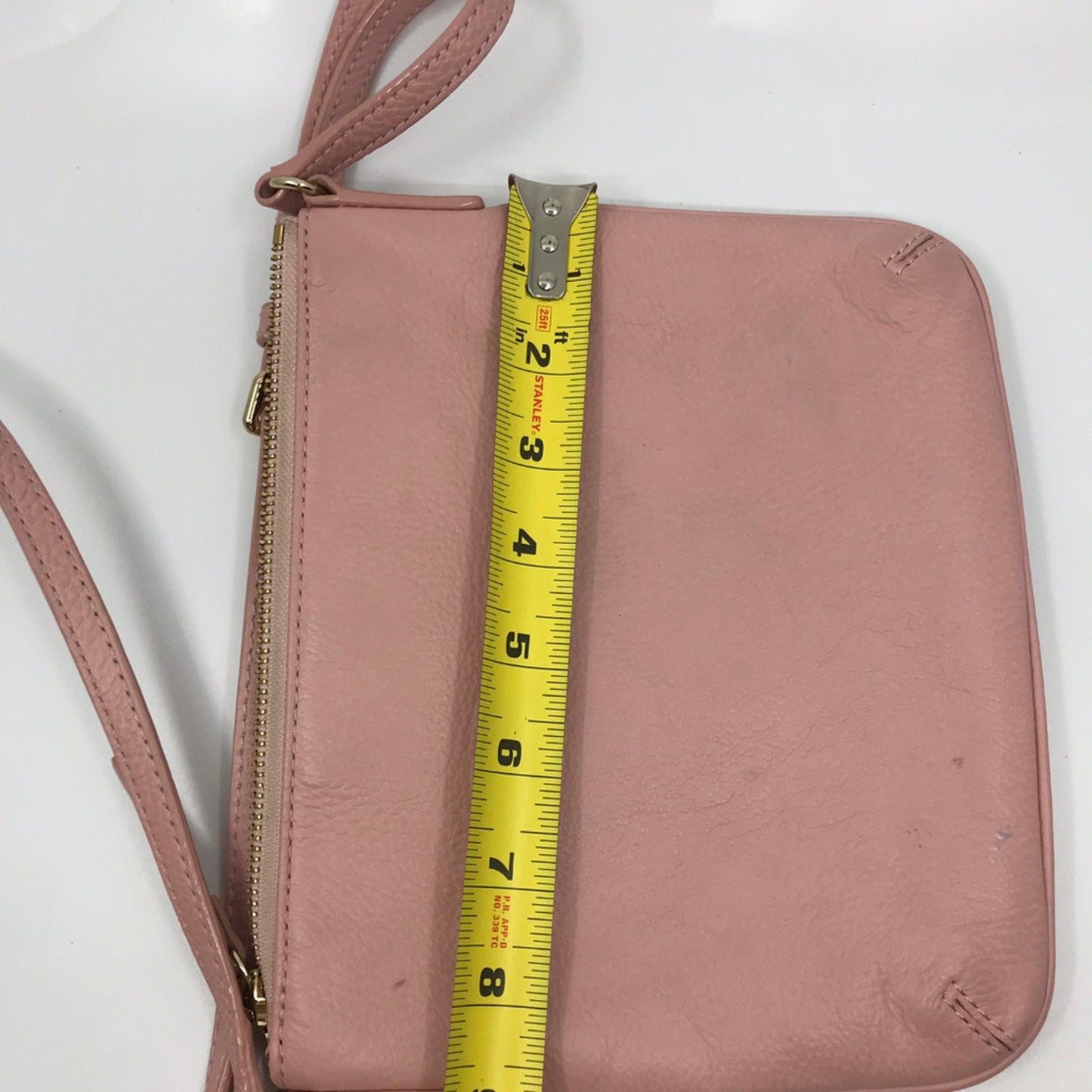 Kate Spade Pink Leather Customized Crossbody Bag