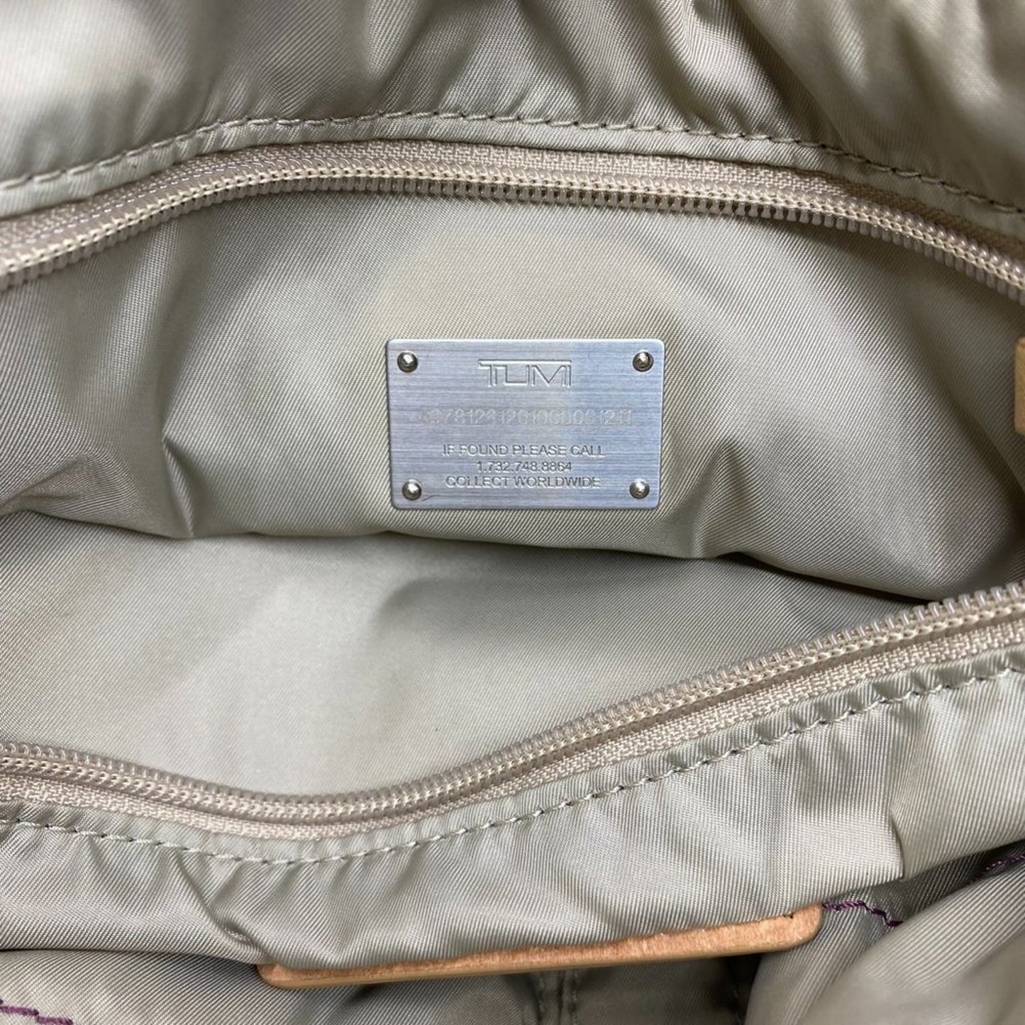 TUMI Multi Color Woven Tote bag
