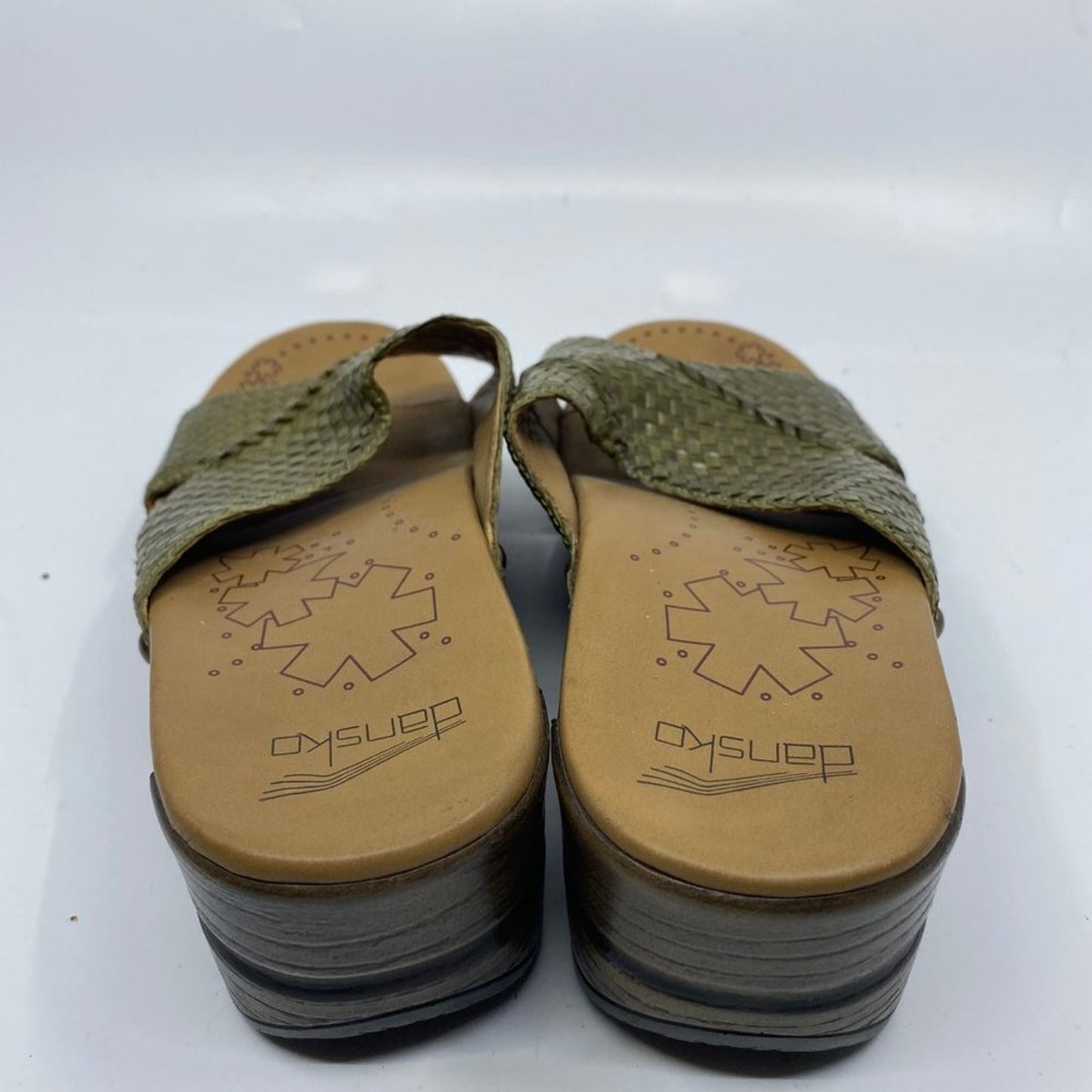Dansko Green Brown Sandal for Women Size: EU 40