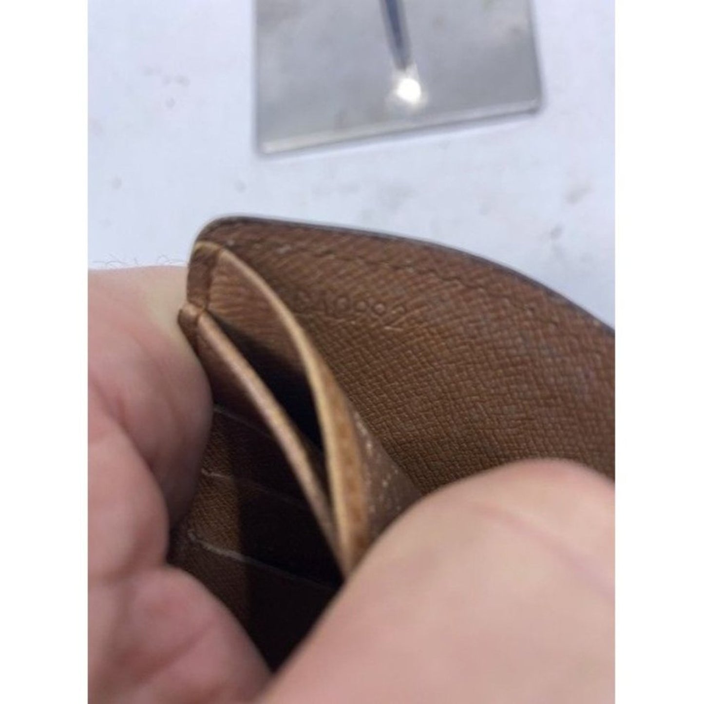 Louis Vuitton Brown Vintage Monogram Bifold Ba0992 Wallet
