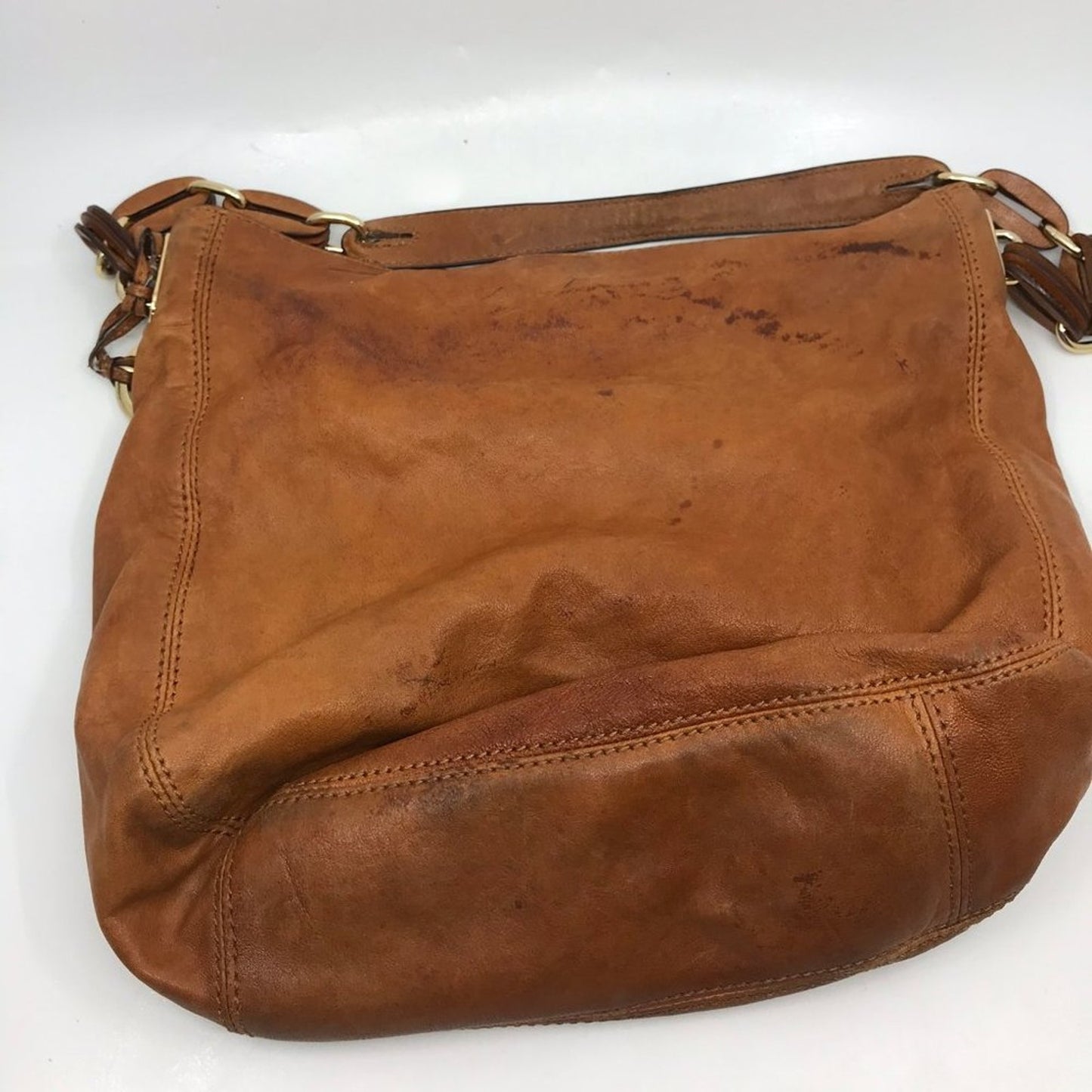 Michael Kors Brown Suede Leather Shoulder Bag