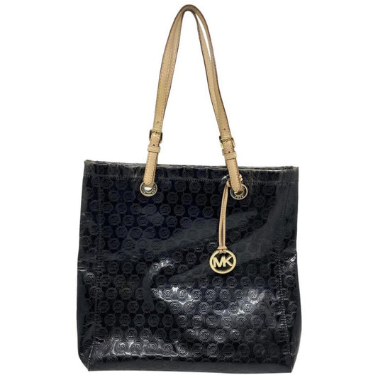Michael Kors Large Black Patent Leather Tote Bag