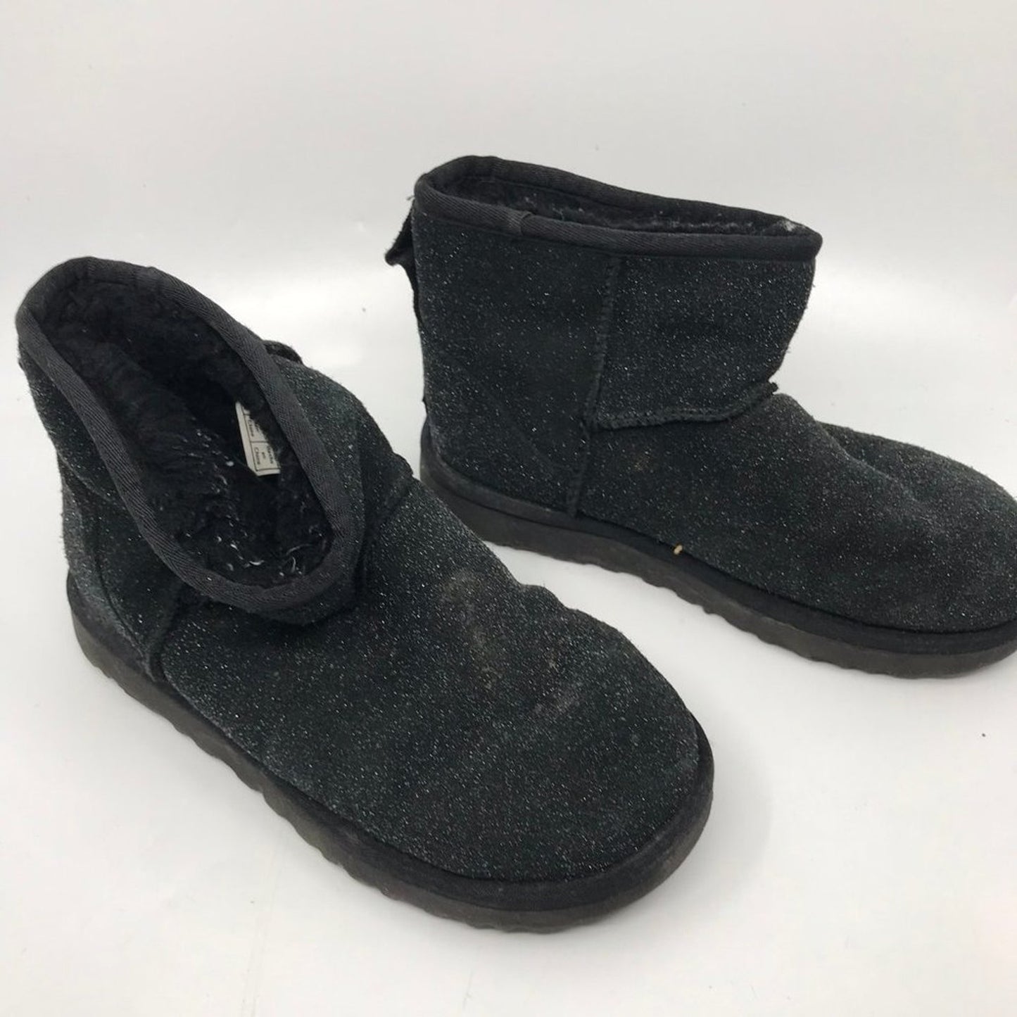 Mid UGG Black Boots Size: US 6