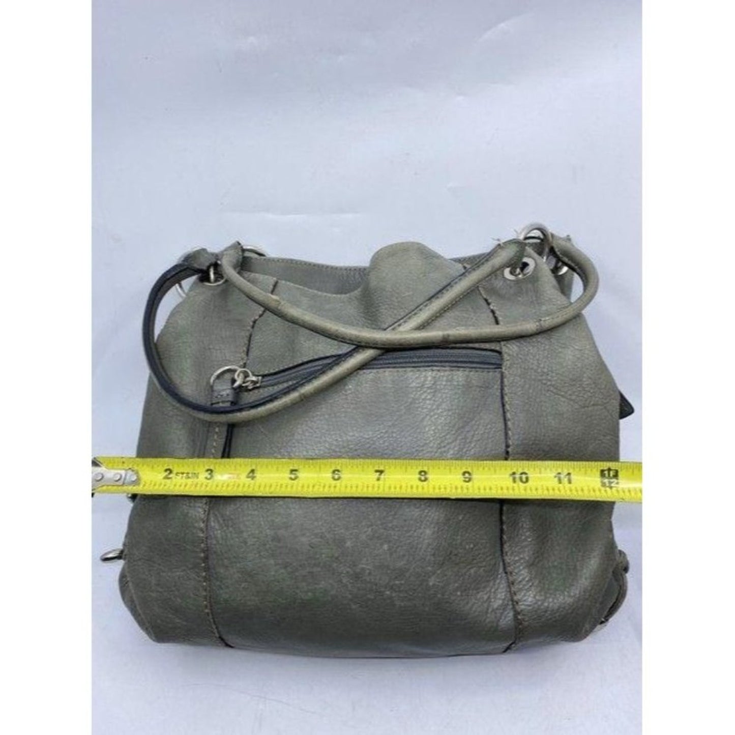 Giani Bernini Msrp Olive Green Leather Shoulder Ba