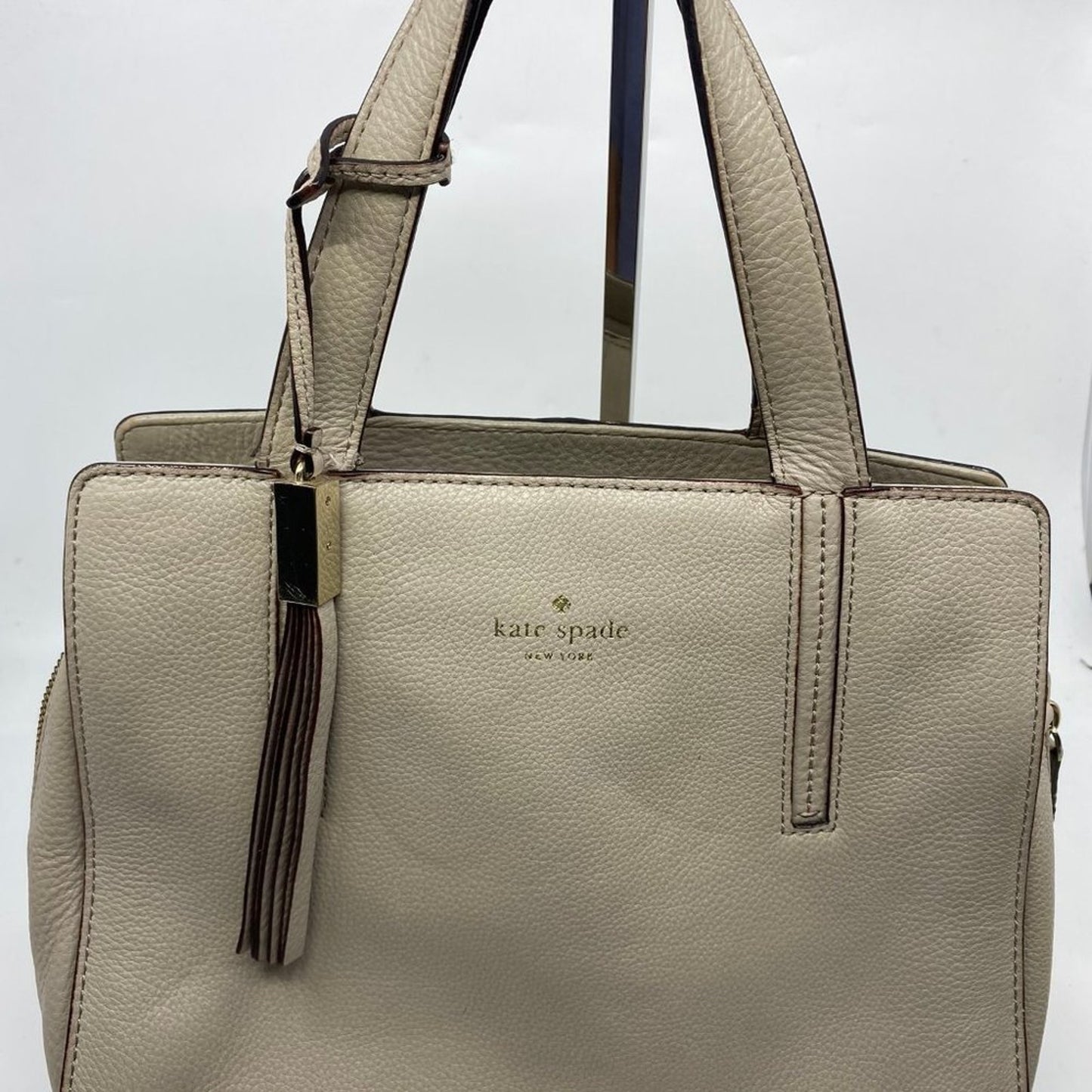 kate spade Silver Large/Medium Leather Handbag