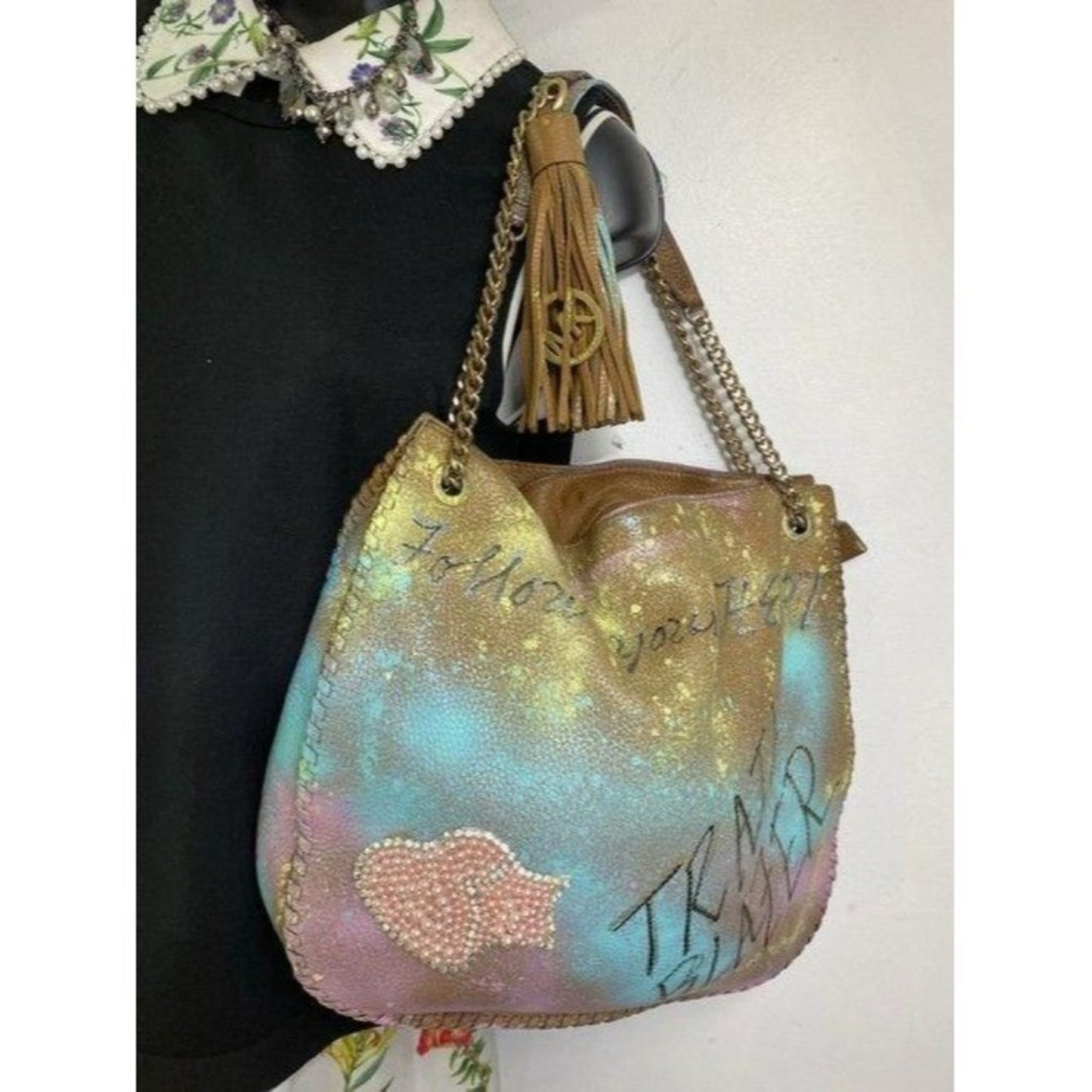 michael kors graffiti customized with multicolor s