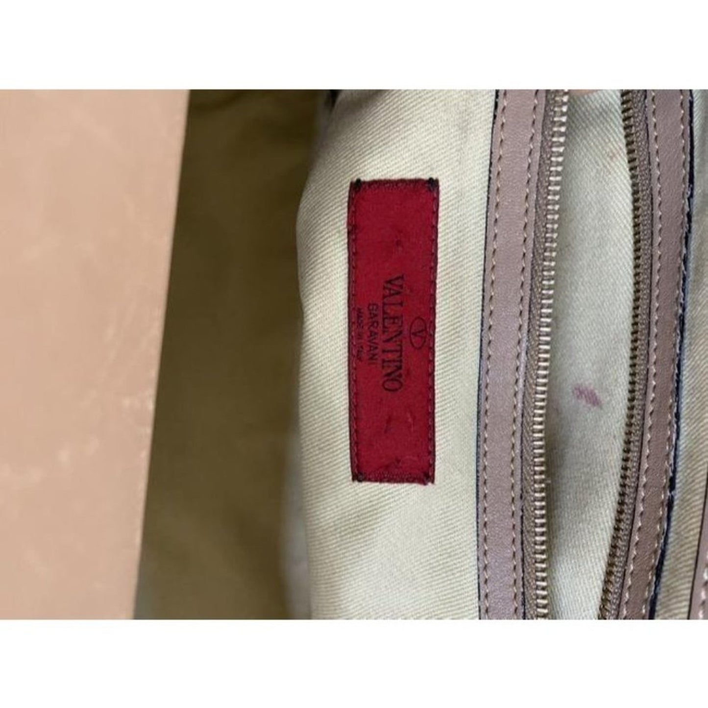 valentino w large customized applique and artwork