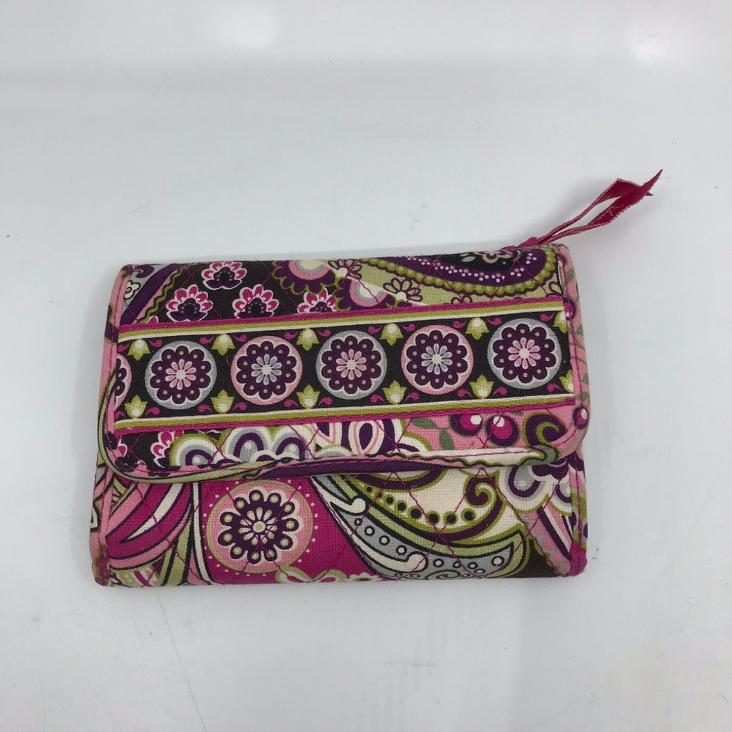 Vera Bradley Floral Multi Color Fabric Wallet