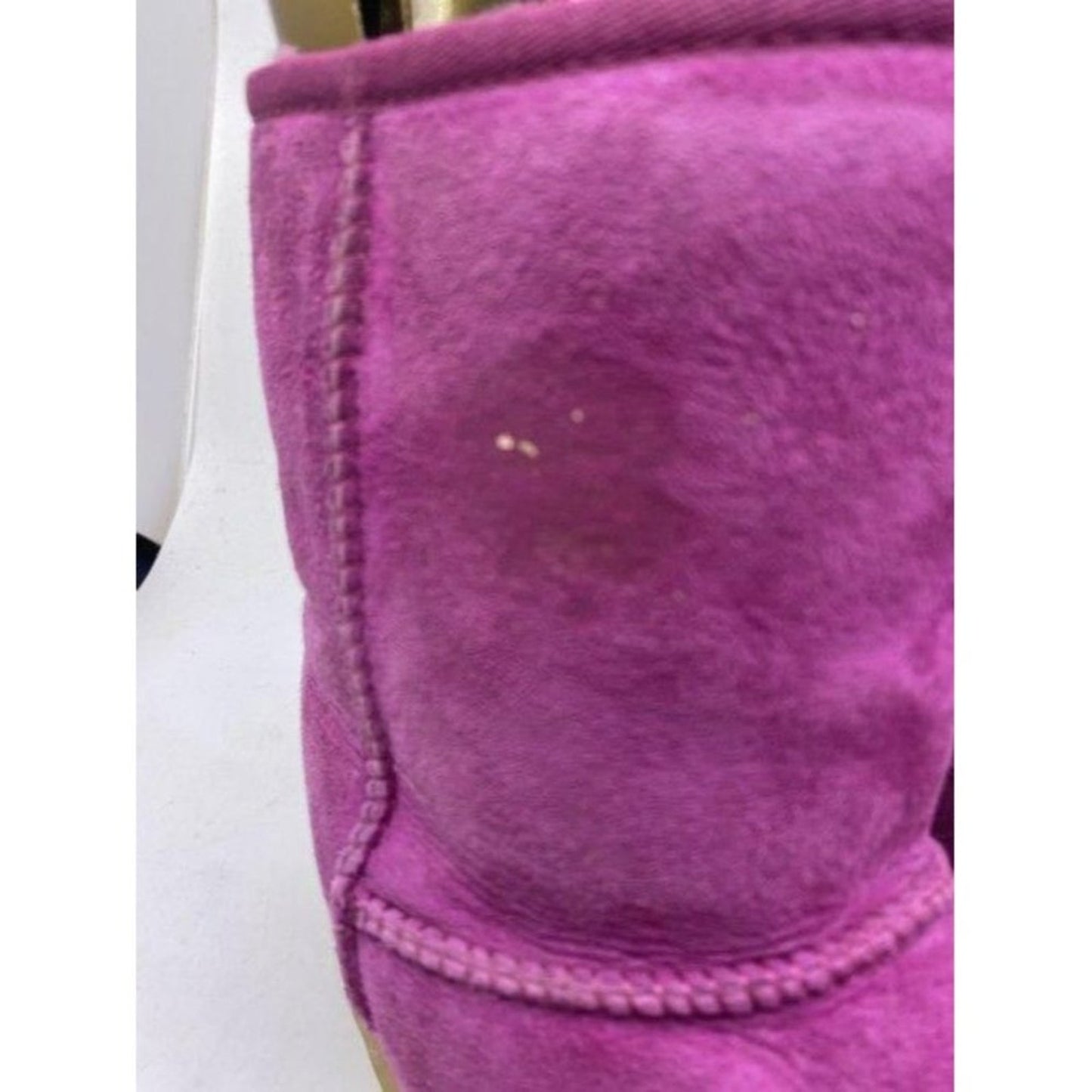 Ugg Australia Pink Suede Bootsbooties Size Us