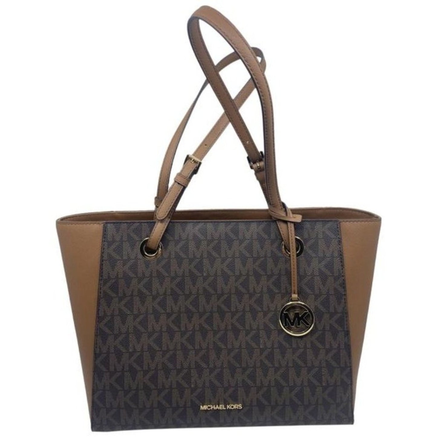 Michael Kors Walsh Borwn Leather Shoulder Bag