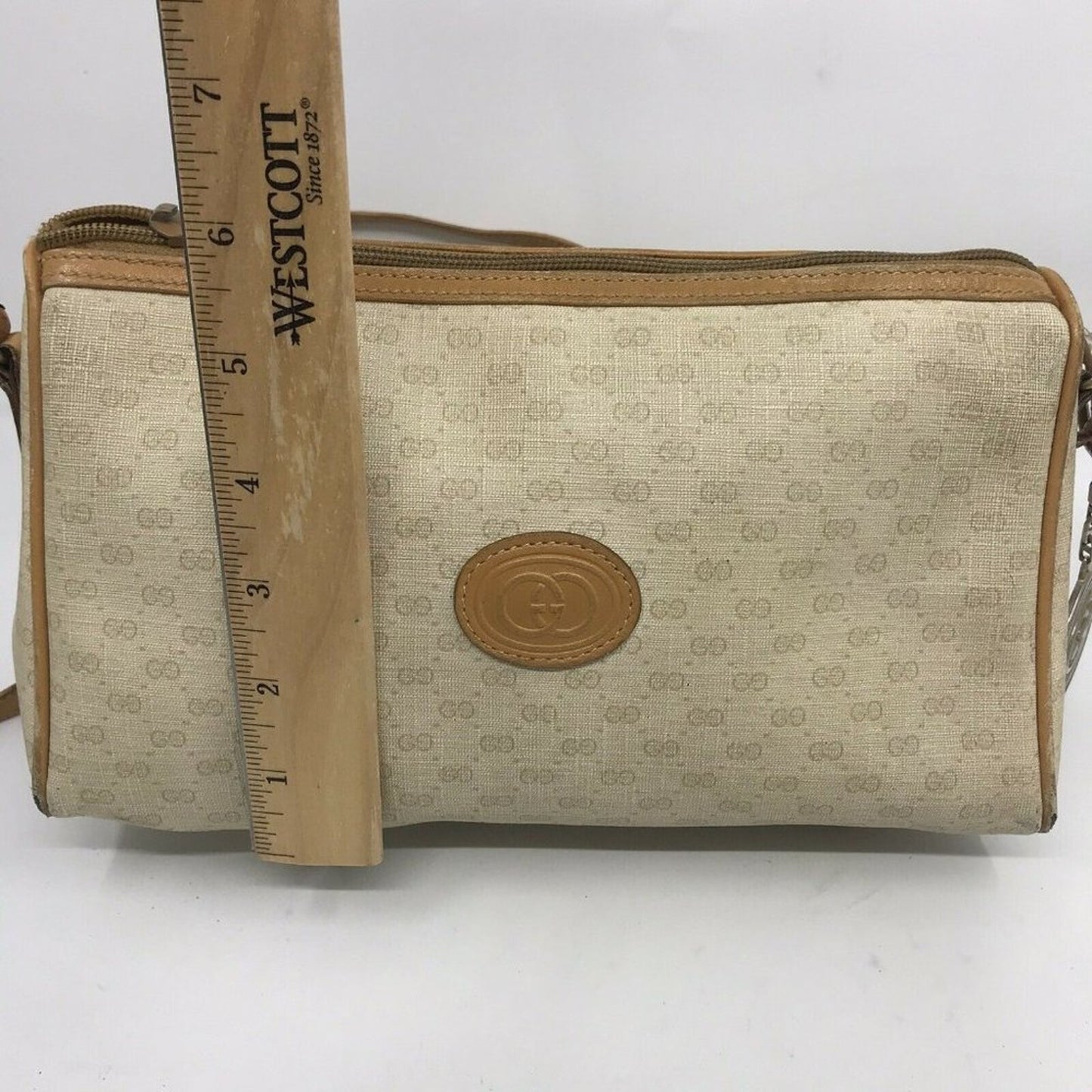 GUCCI Vintage Crossbody Bag All Over Signature