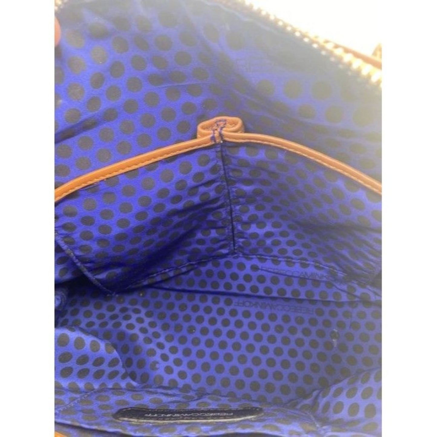 Rebecca Minkoff Weave Tassle Tan Leather Shoulder Bag