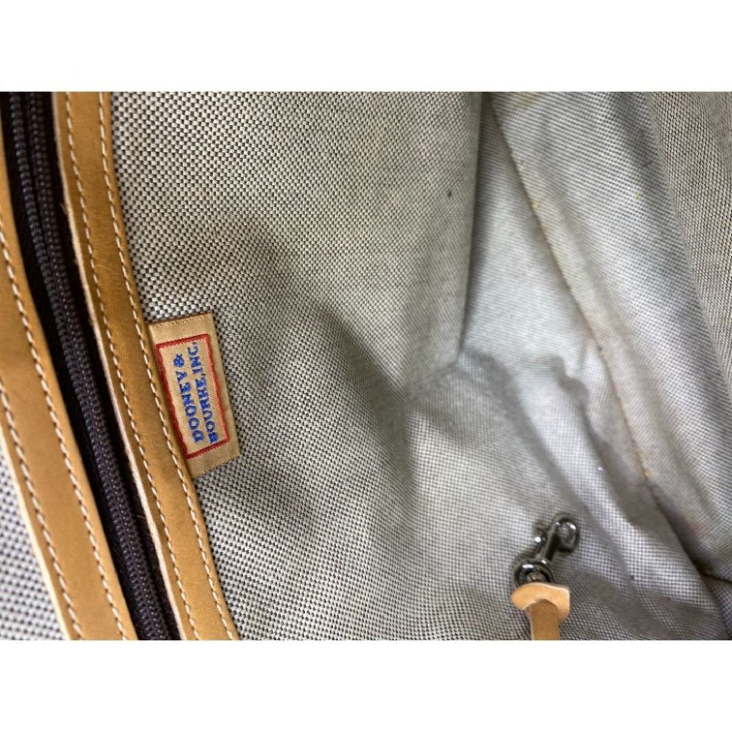 DOONEY & BOURKE Shoulder Tote Bag Customized Tan