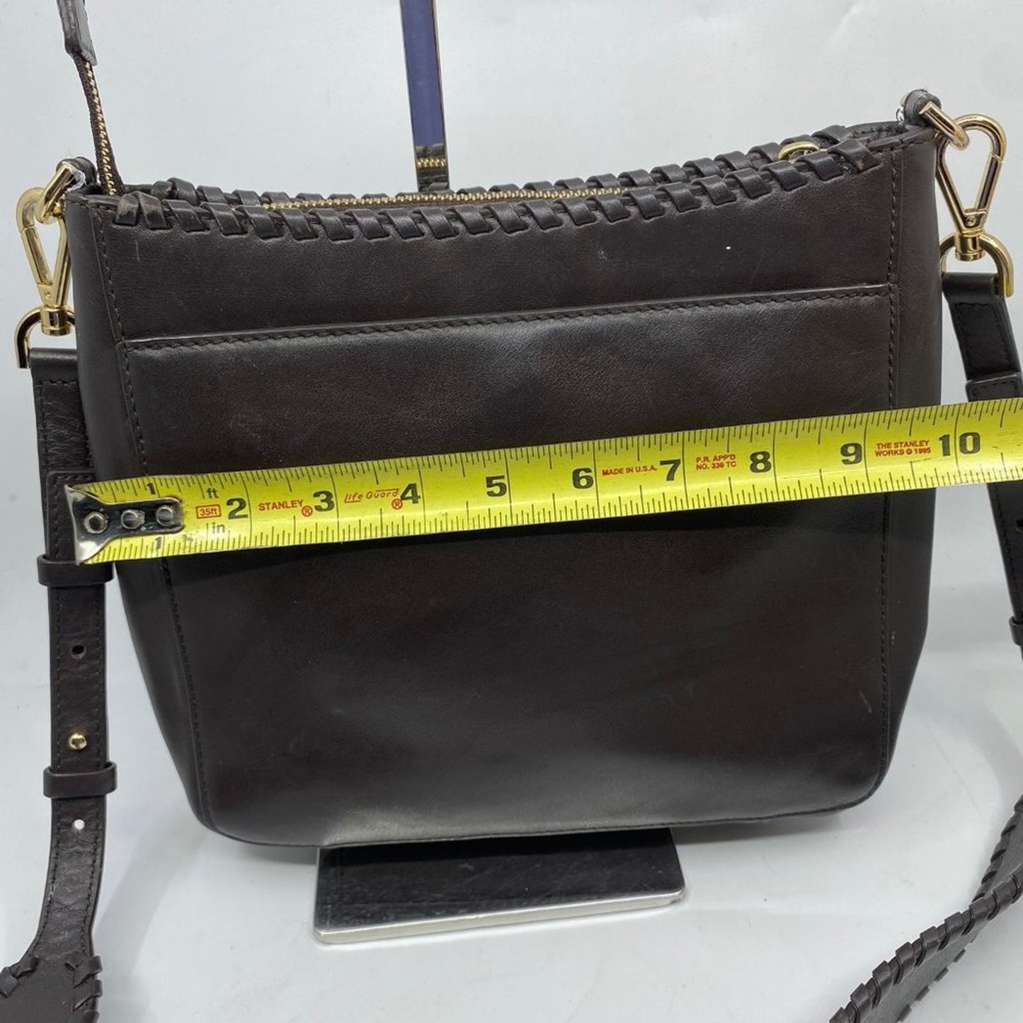 Like New Michael Kors Woven Seemed Crossbody Bag