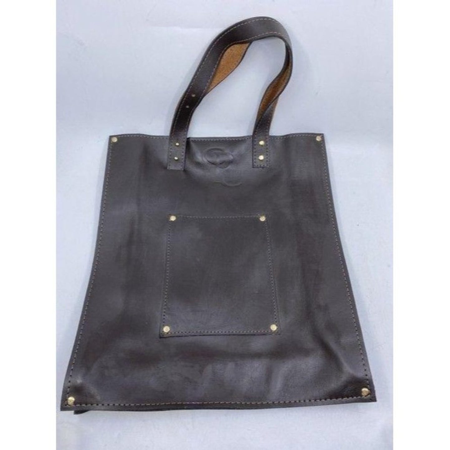 msrp brown leather tote