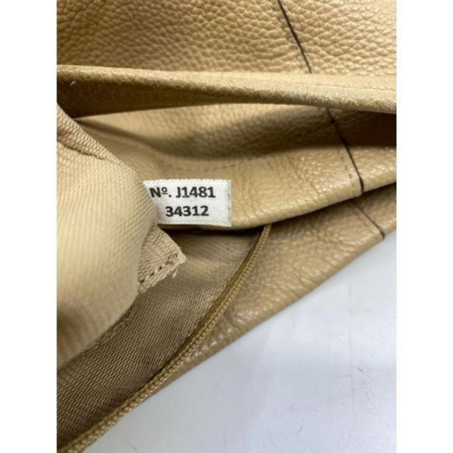 coach medium w adjustable strap tan leather cross