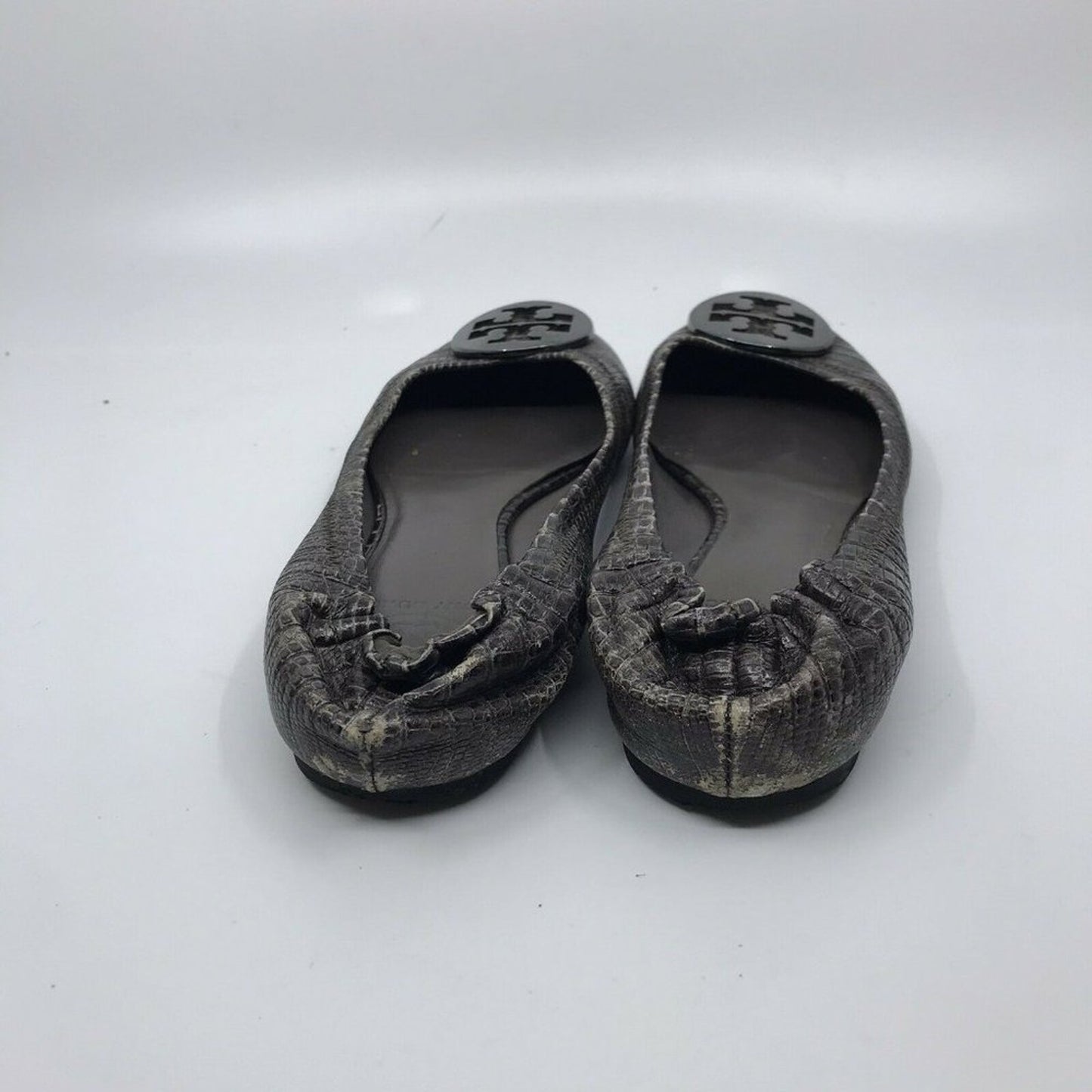 TORY BURCH Pewter Ballerina Flats size 6
