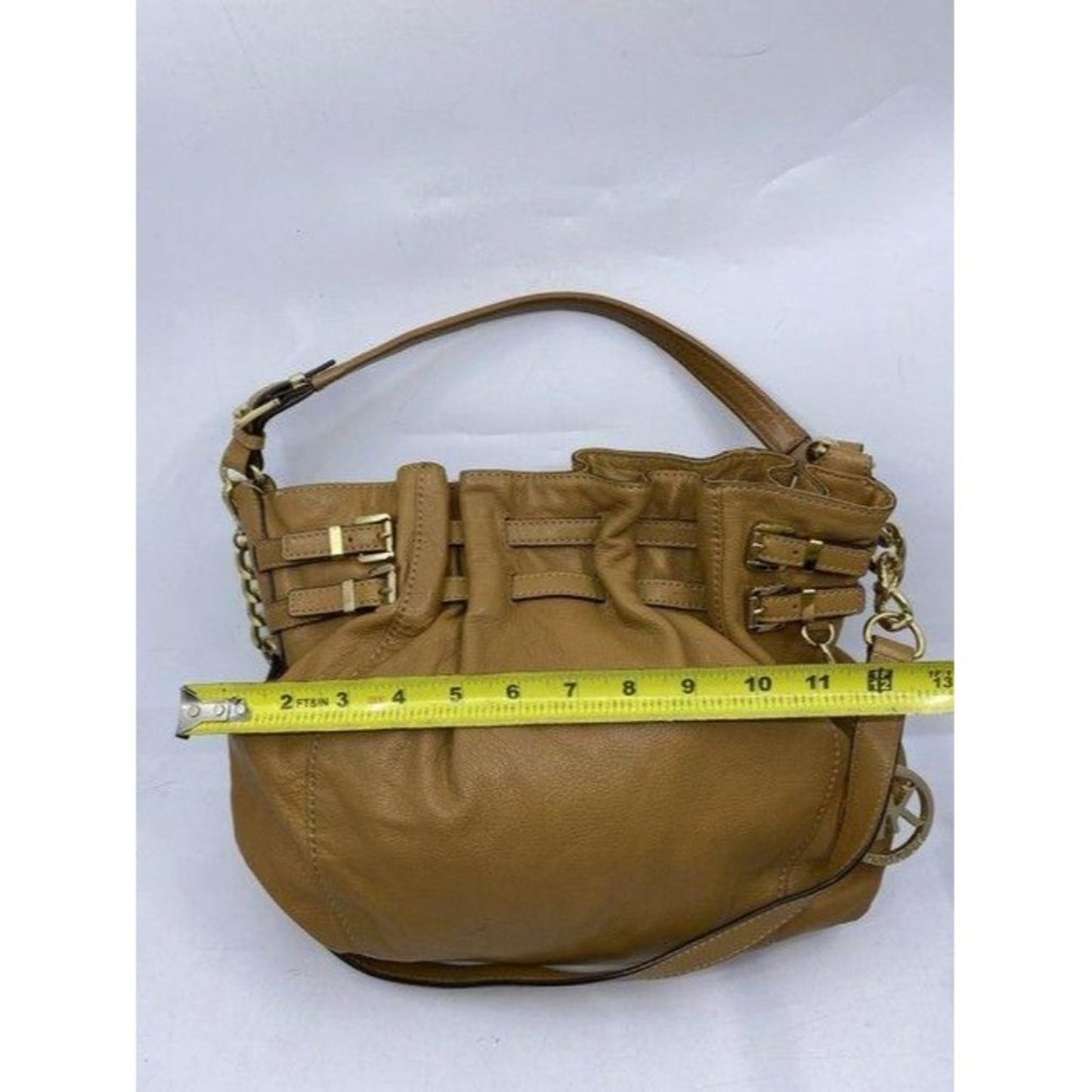 michael kors crossbody w w strap orange leather ho