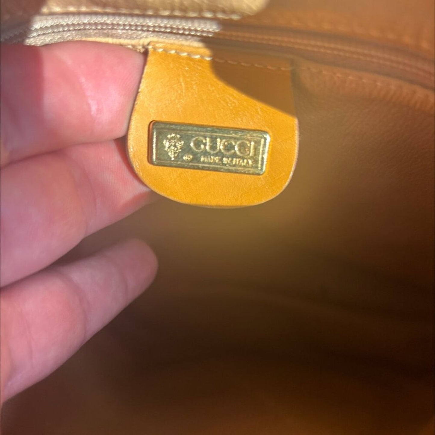 Vintage Gucci GG Canvas Bucket Bag