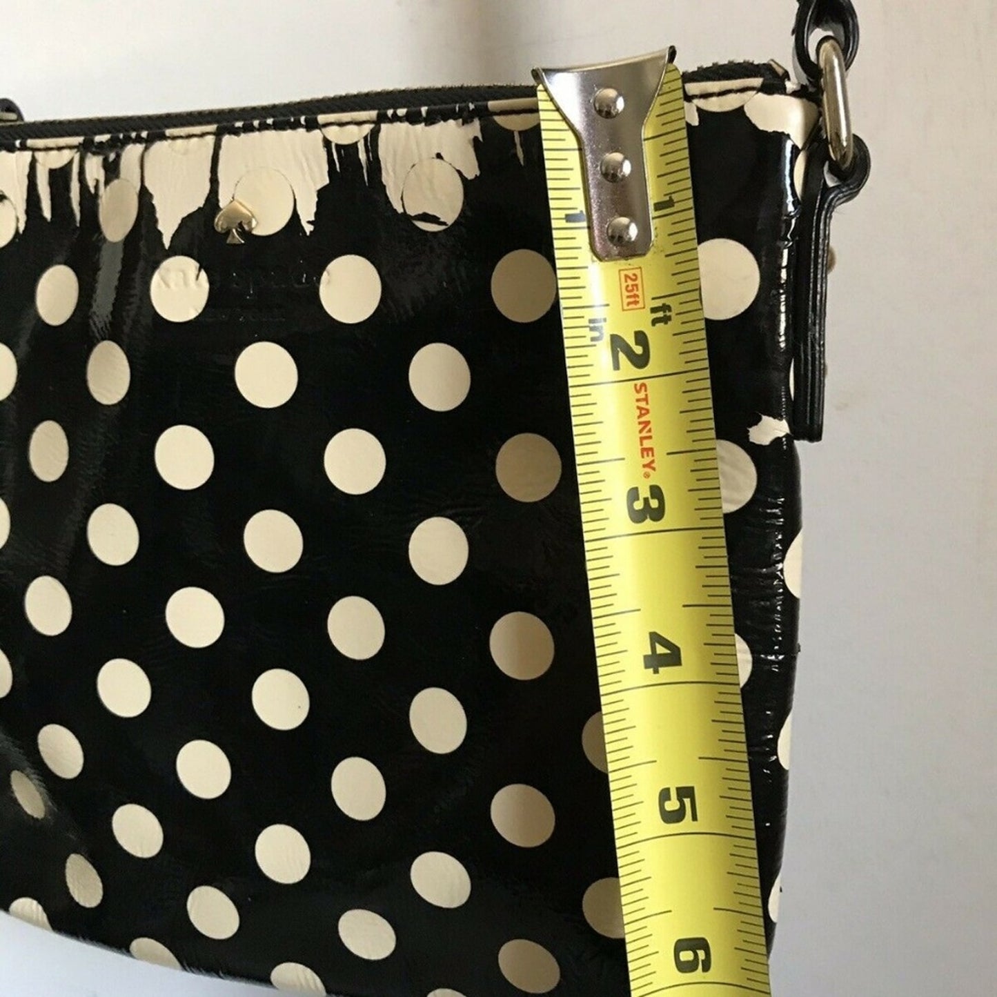 Kate Spade Patent Crossbody Polka Dot