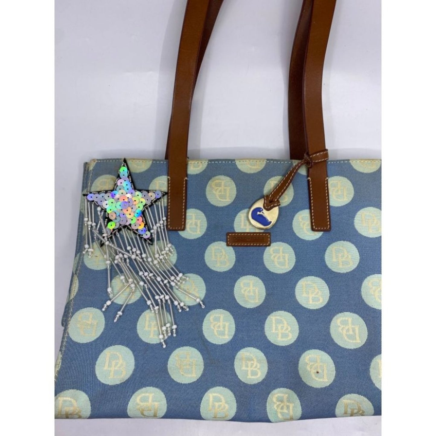 DOONEY & BOURKE Blue Brown Shoulder Bag Customized