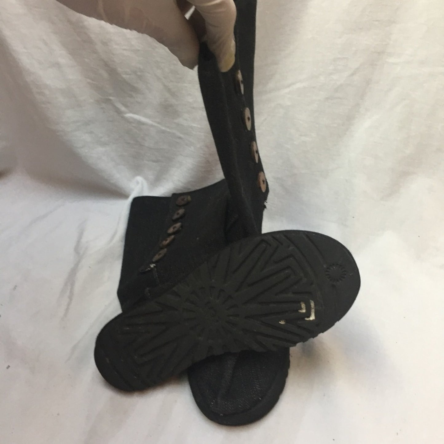 High UGG Black Boots Size: 5