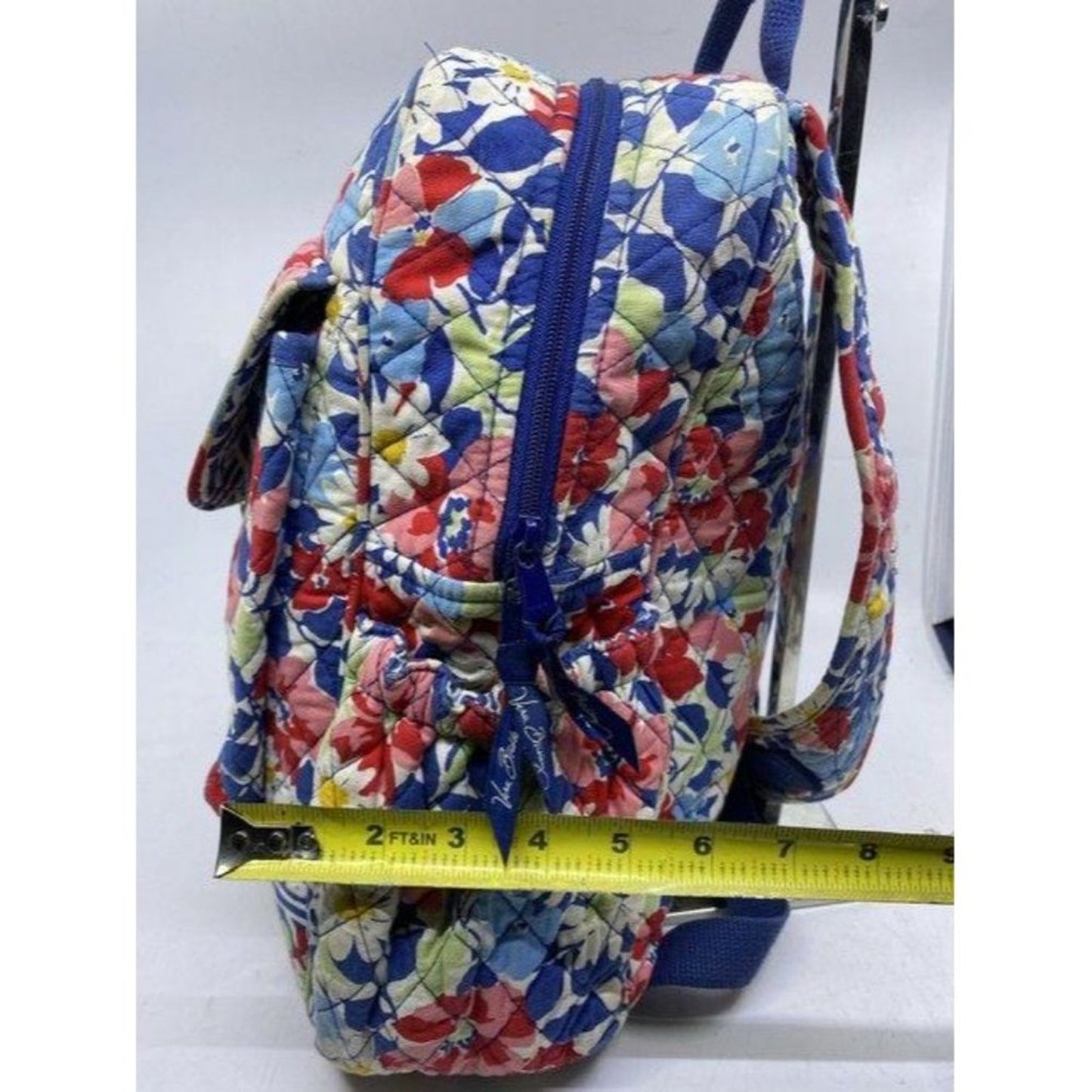 vera bradley floral quilted large multicolor backp