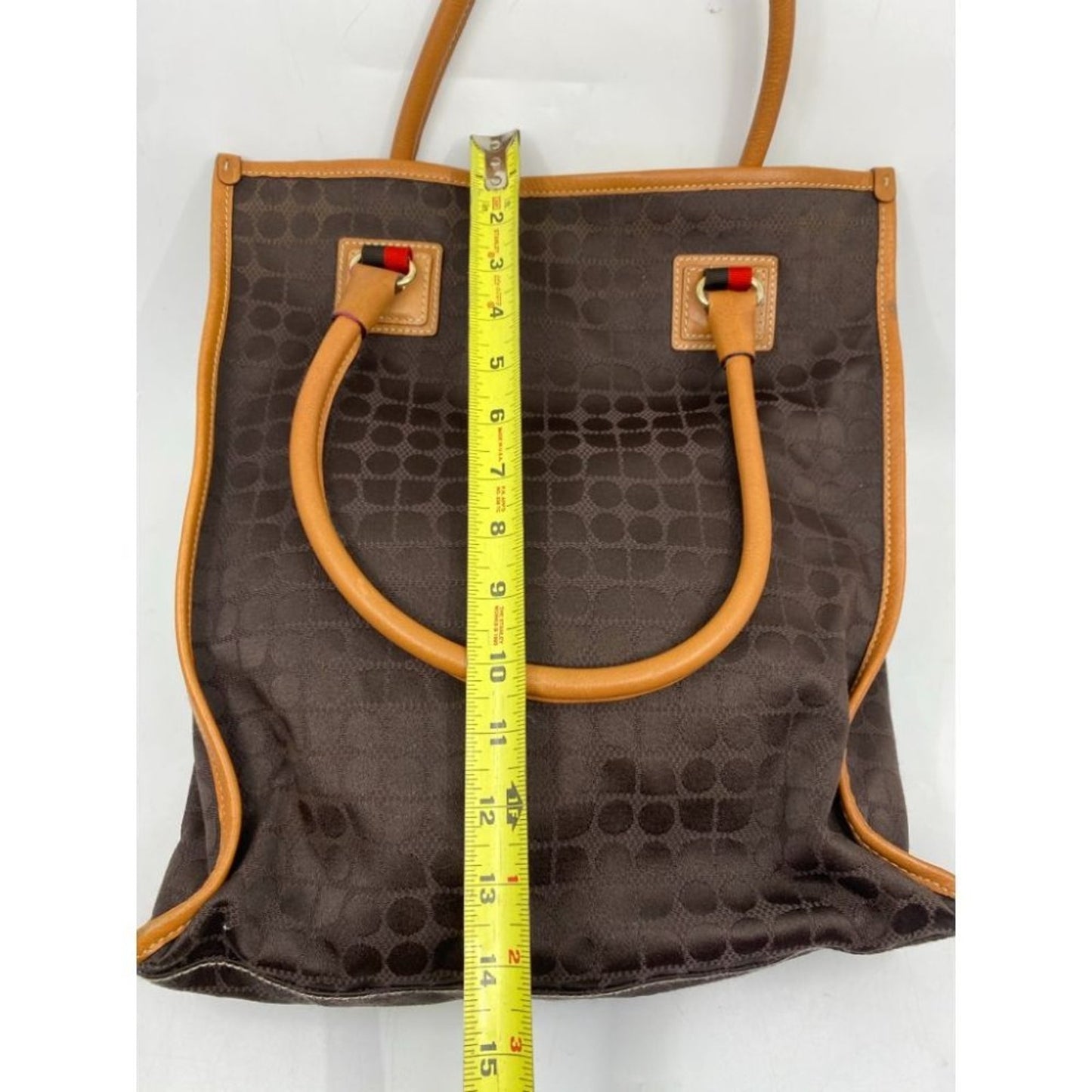 KATE Spade Women's Large Brown Fabric Tote Bag