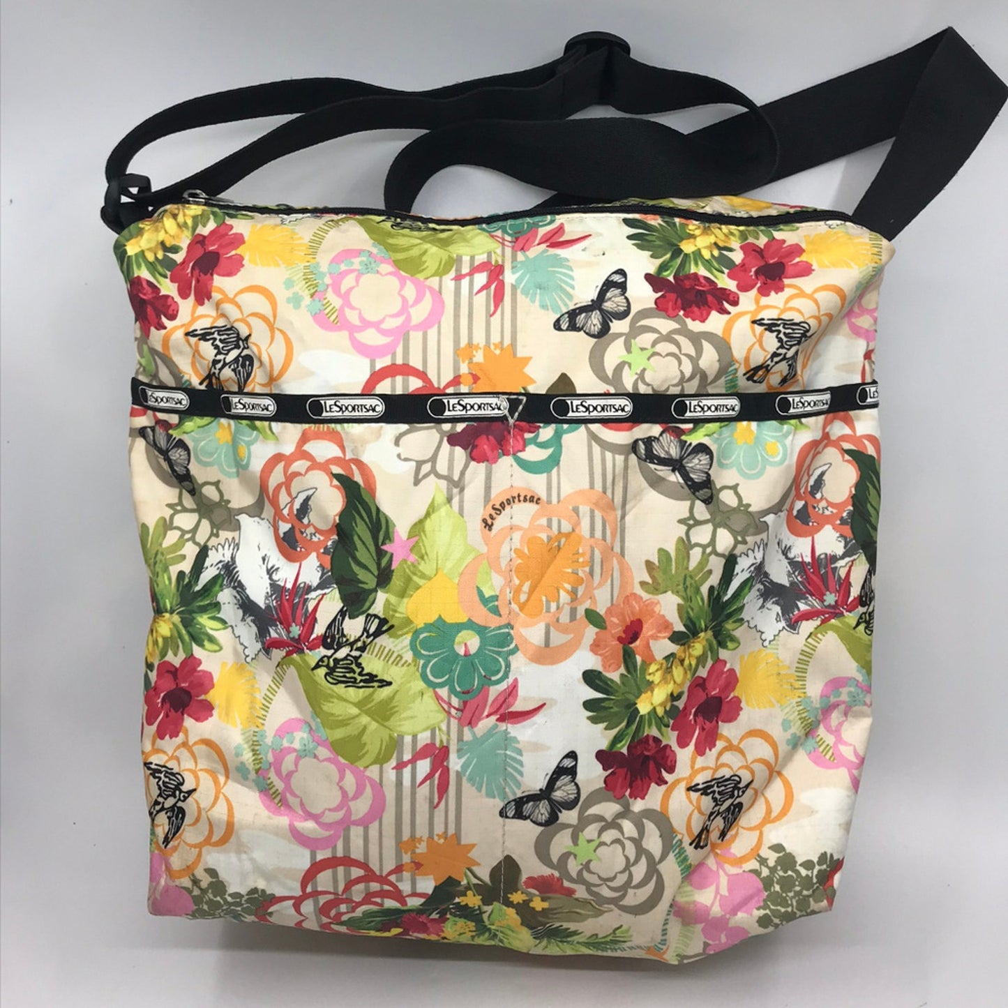 Lesportsac Multi Color Large Crossbody Bag