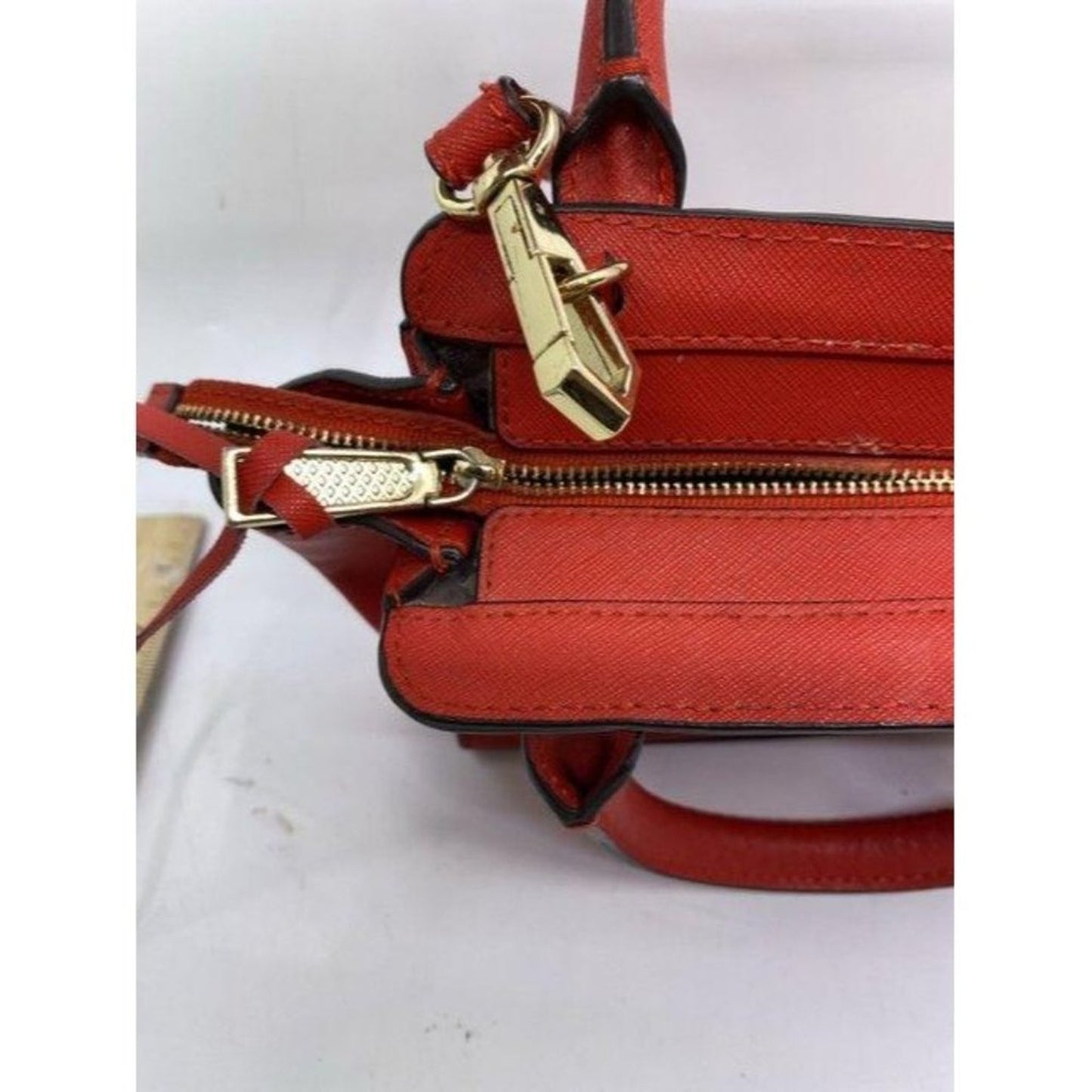 rebecca minkoff red leather cross body bag