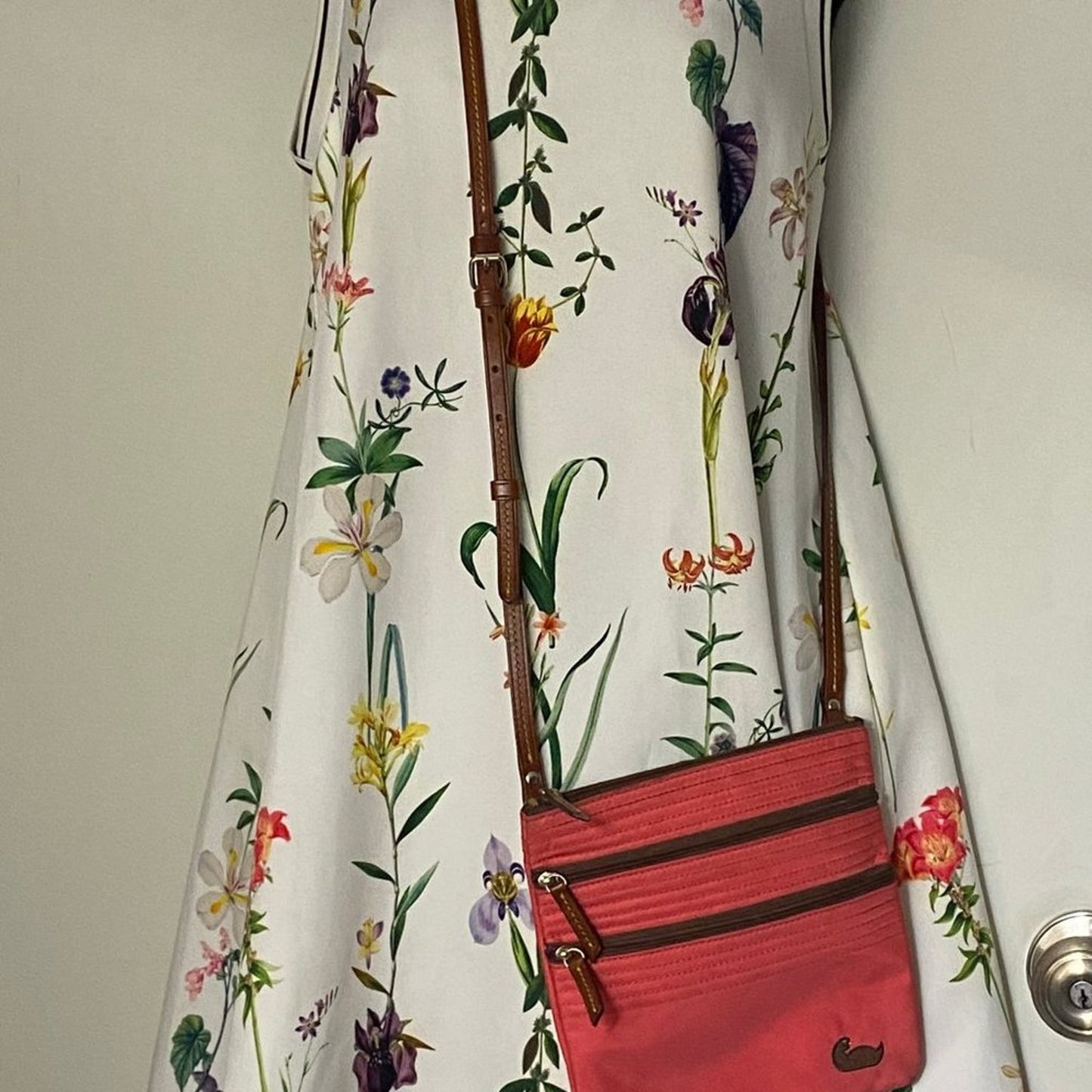 DOONEY & BOURKE Red Nylon Crossbody