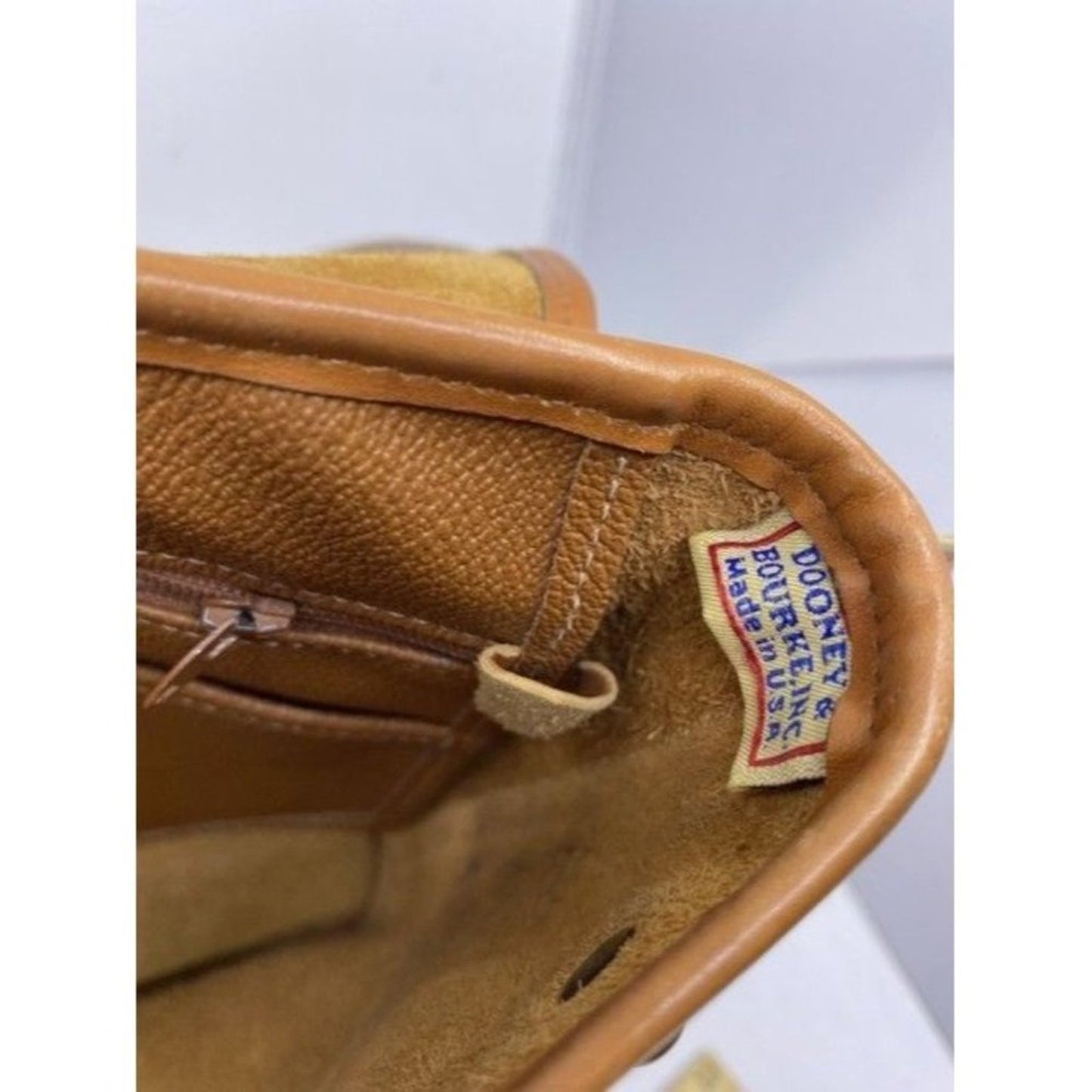Dooney And Bourke Messenger W Vintage Unique W Feat Brown Leather Cross …