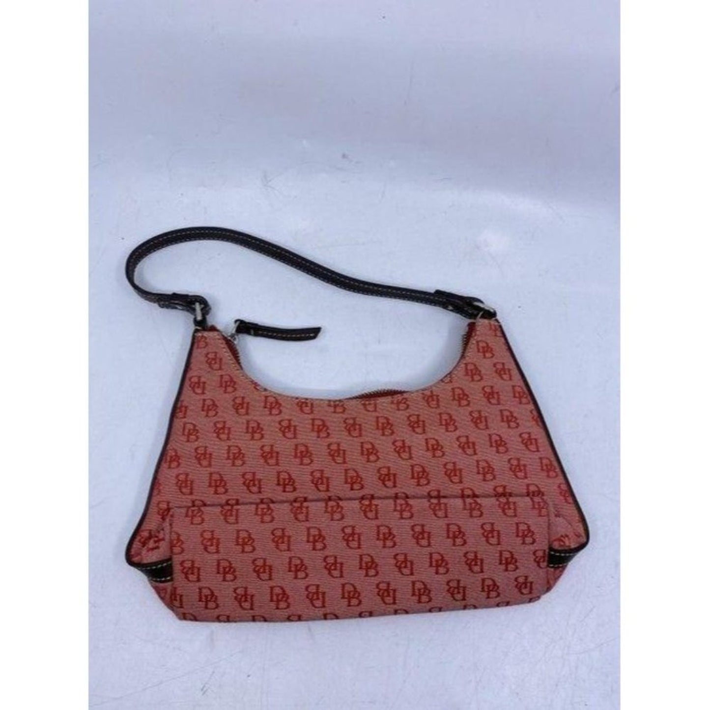 Dooney and Bourke mini purse red fabric hobo bag