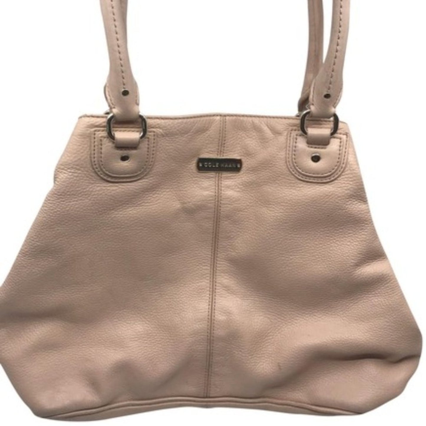 Cole Haan Cream Leather Shoulder Bag