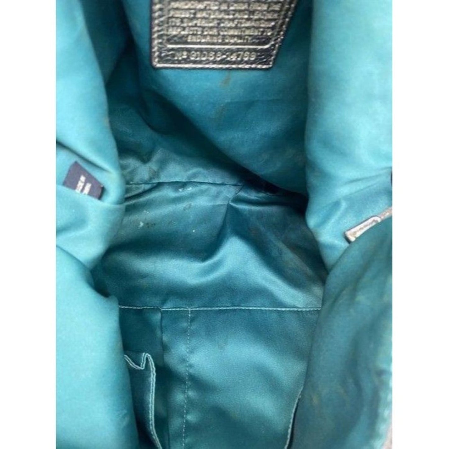 Coach xl shoulder gold leather cross body bag